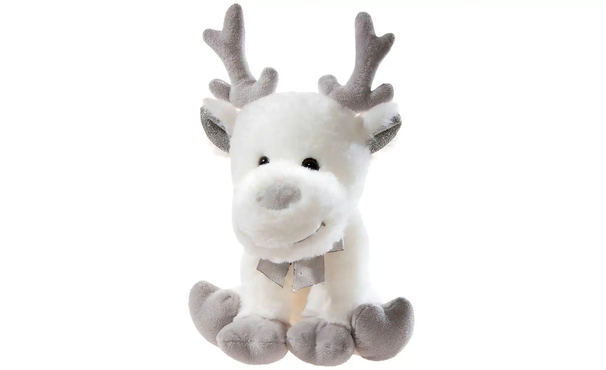 Heunec Plüschtier  Winter Elch ¦ weiß ¦ Maße (cm): B: 22 H: 15 Baby > Spiel günstig online kaufen