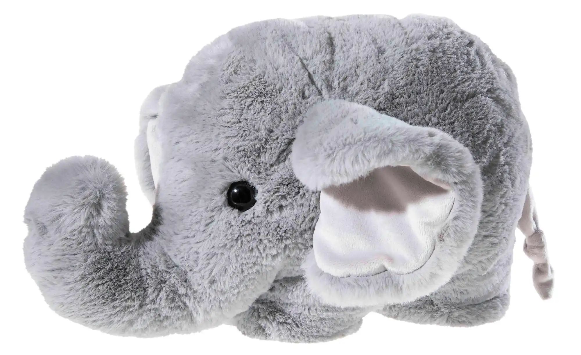 Heunec Kuscheltier Elefant ¦ grau ¦ 100% Polyester ¦ Maße (cm): B: 30 H: 17 günstig online kaufen