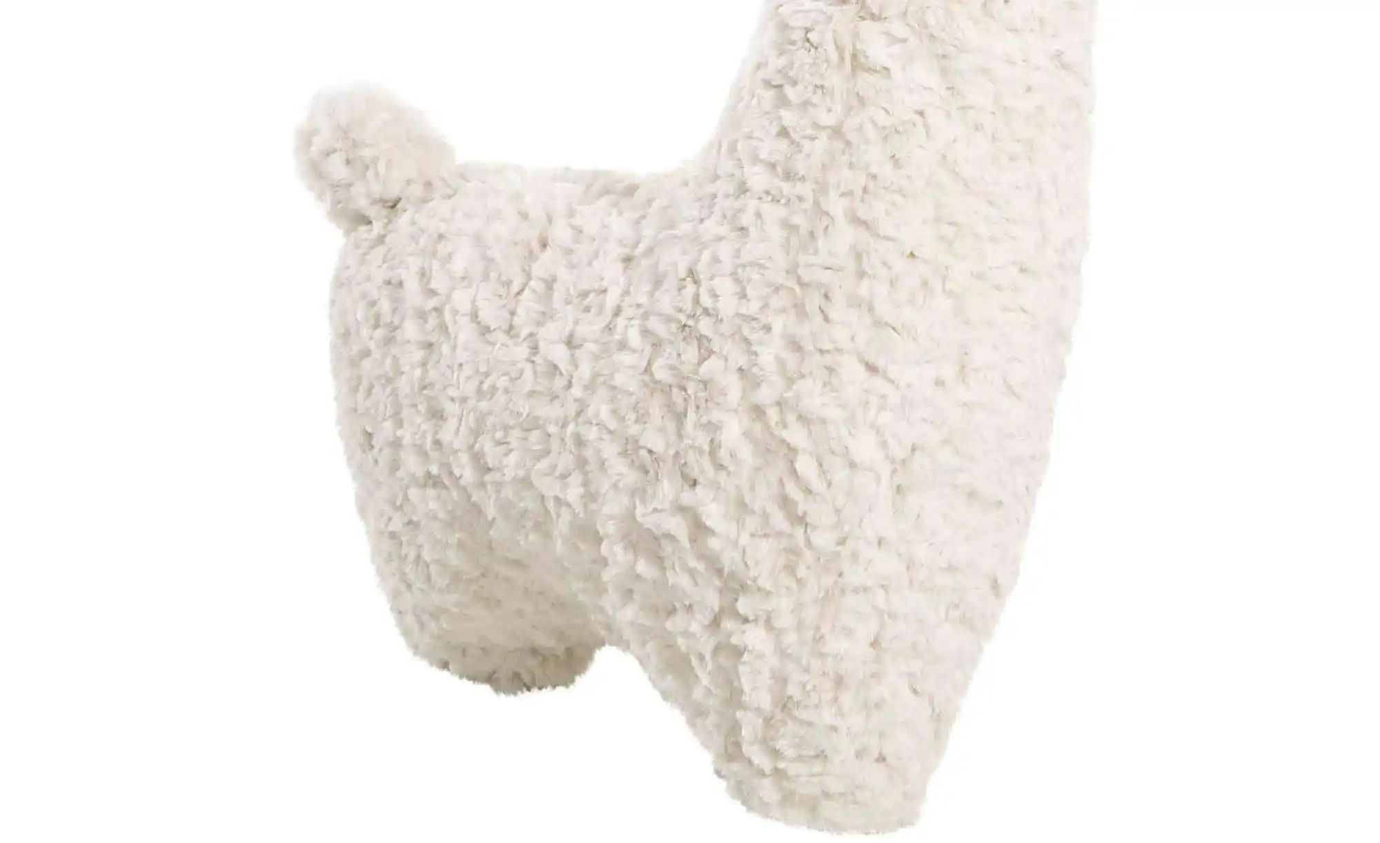 Heunec Kuscheltier Lama ¦ creme ¦ 100% Polyester ¦ Maße (cm): B: 54 H: 18 B günstig online kaufen