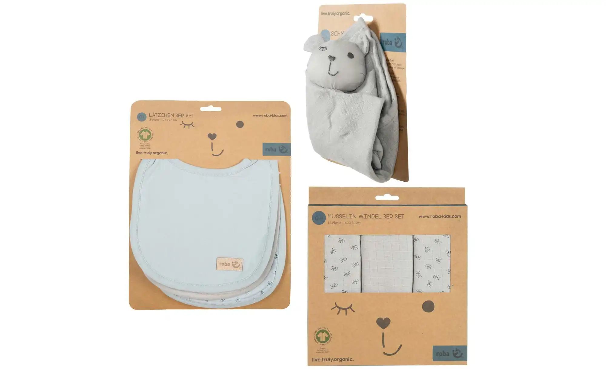 Roba Geschenkset  Essentials ¦ grau ¦ Maße (cm): B: 40 H: 1 Baby > Baby Tex günstig online kaufen