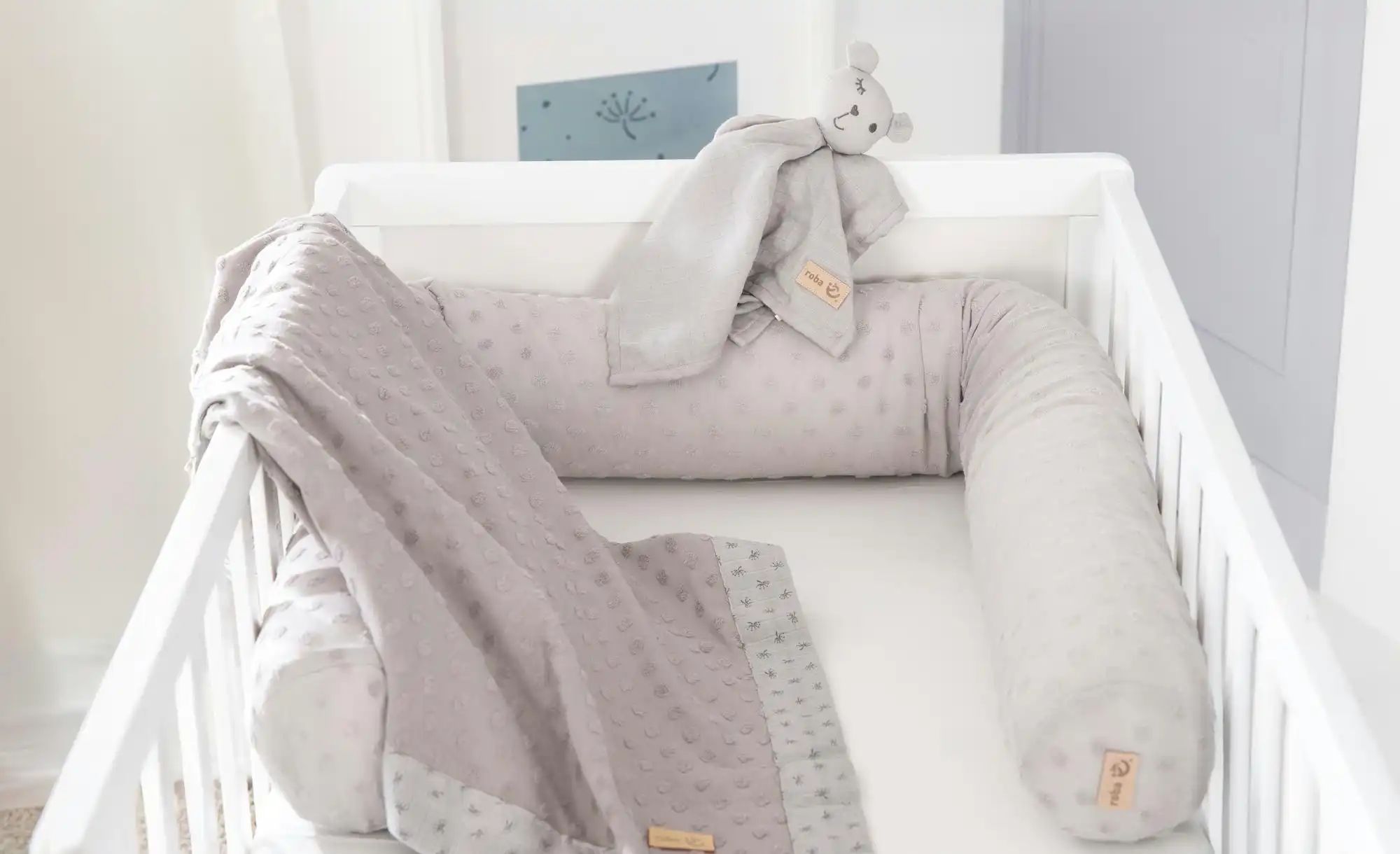 Roba Geschenkset  Kuscheln ¦ grau ¦ Maße (cm): B: 80 H: 1 Baby > Baby Texti günstig online kaufen