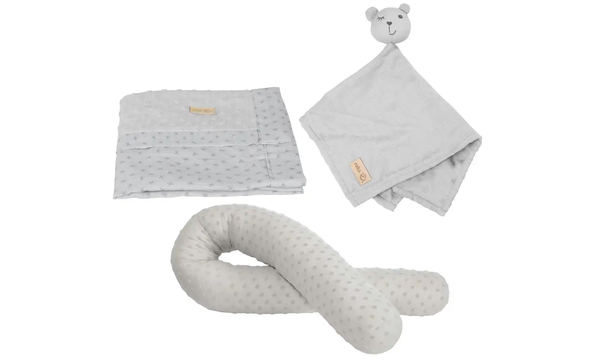 Thumbnail - Roba Geschenkset  Kuscheln ¦ grau ¦ Maße (cm): B: 80 H: 1 Baby > Baby Textilien > Baby Bettwaren - Höffner