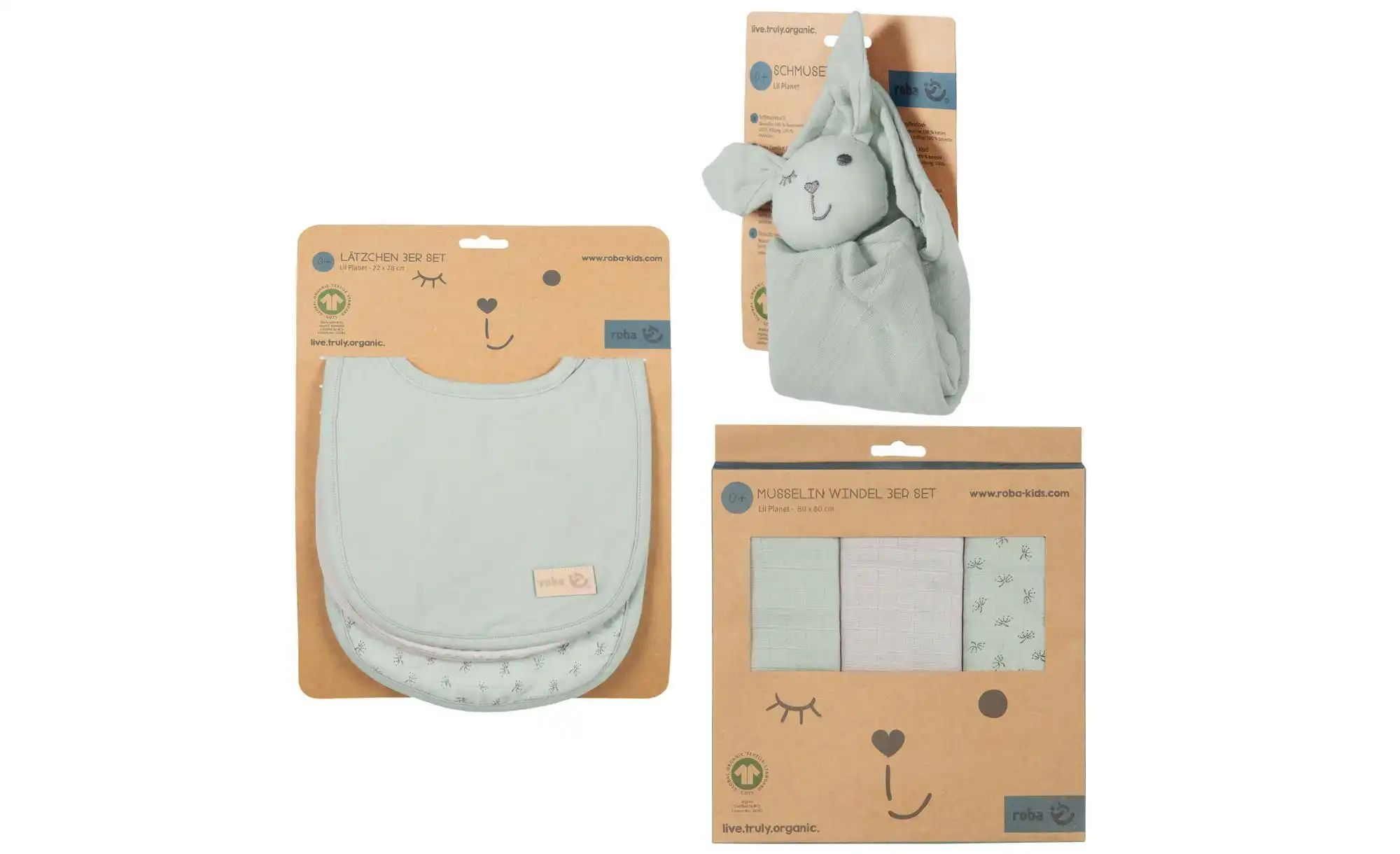 Roba Geschenkset Essentials ¦ grün ¦ Maße (cm): B: 40 H: 1 Baby > Baby Text günstig online kaufen