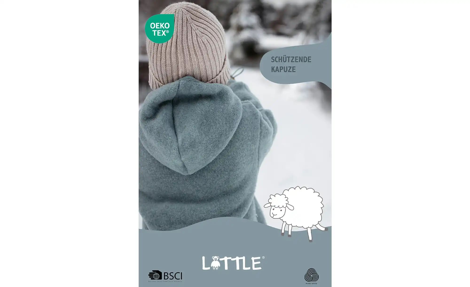 Thumbnail - Merino Wollfleece Baby Overall  Wollwalk ¦ blau Aktuelles - Höffner