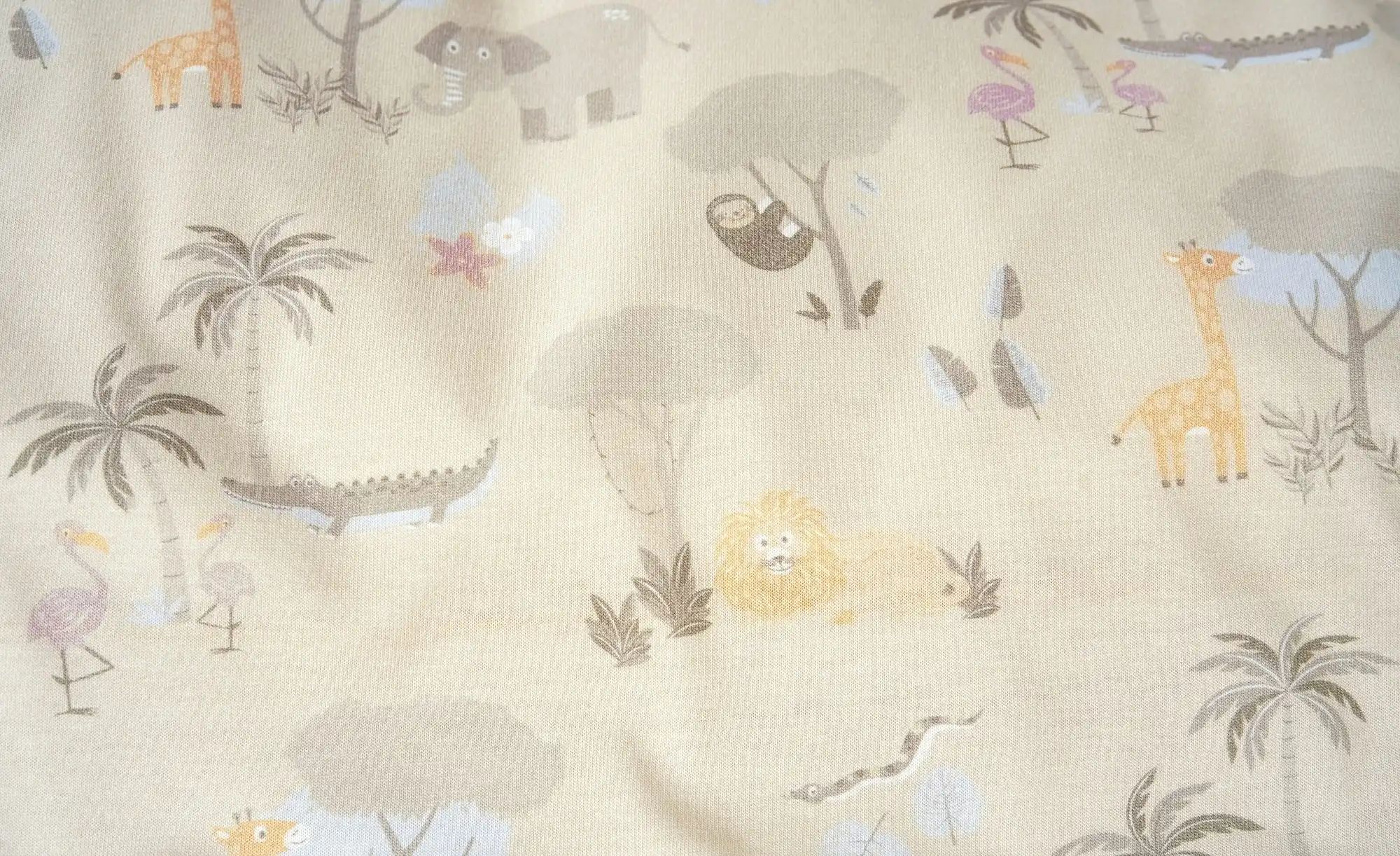 Alvi Schlummer Nestchen  Jungle ¦ beige ¦ Maße (cm): B: 34 Baby > Baby Text günstig online kaufen