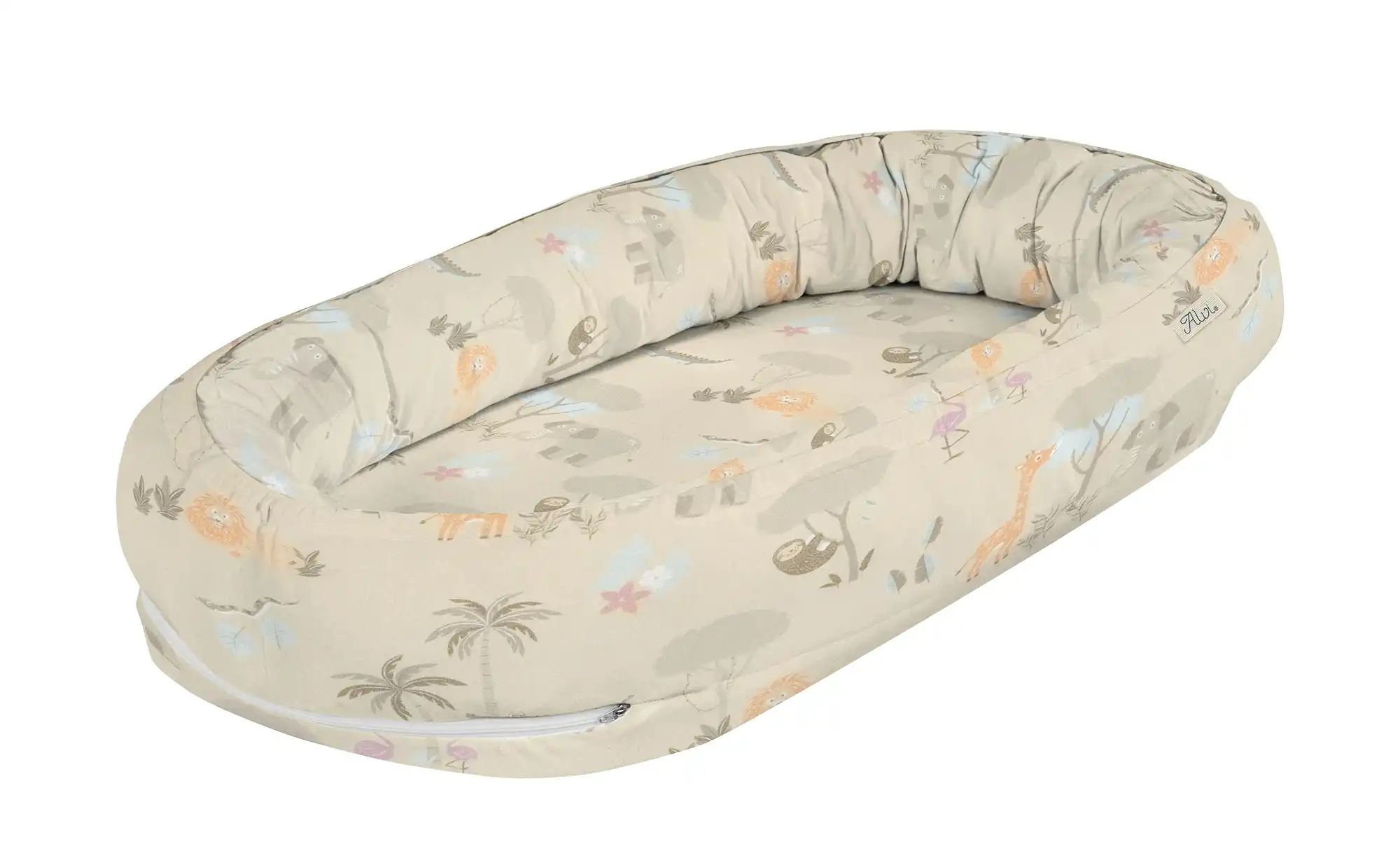 Alvi Schlummer Nestchen  Jungle ¦ beige ¦ Maße (cm): B: 34 Baby > Baby Text günstig online kaufen