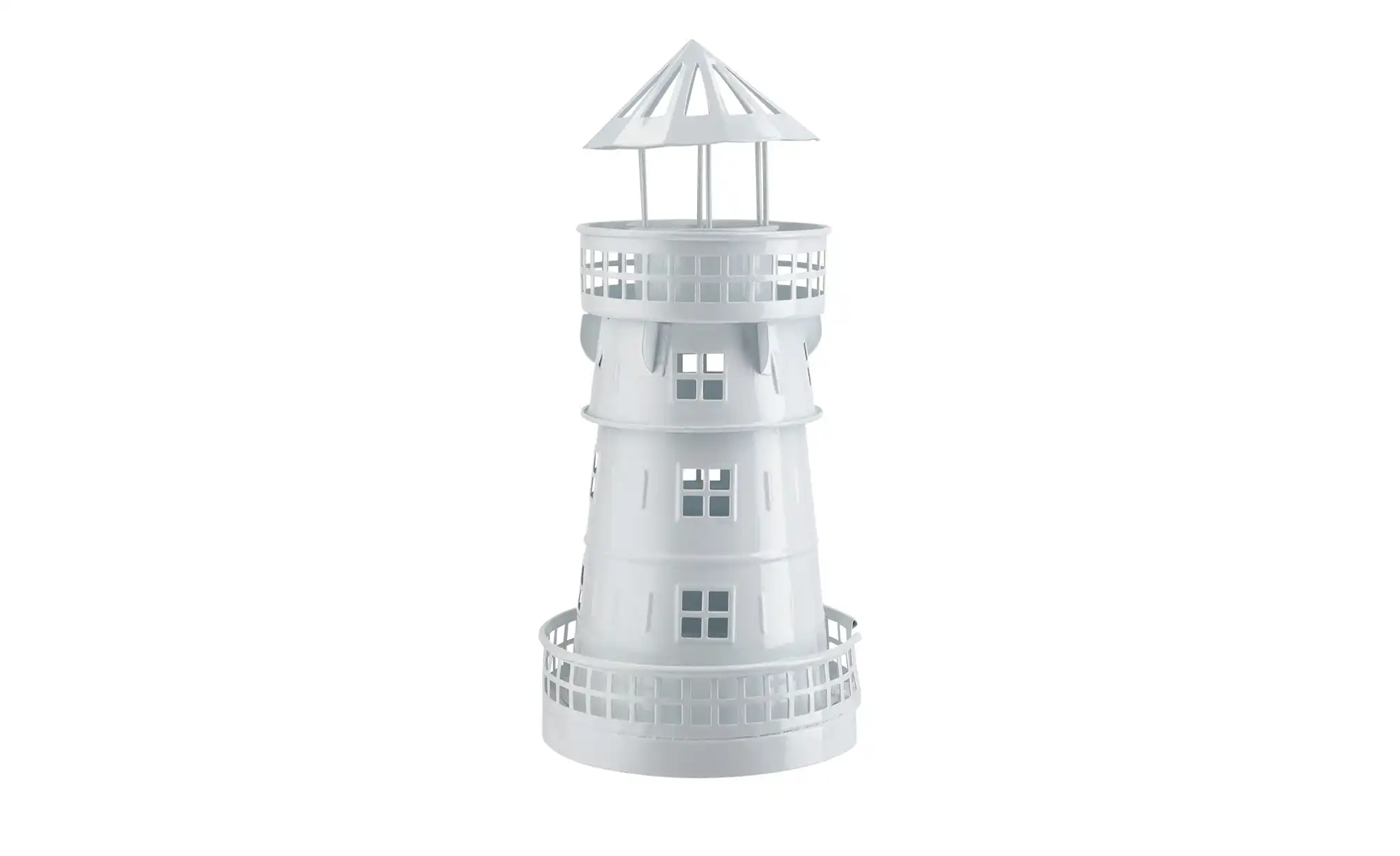 Teelichthalter Leuchtturm ¦ weiß ¦ Eisen Ø 13 Accessoires Laternen Windlichter Höffner  - Onlineshop Möbel Höffner