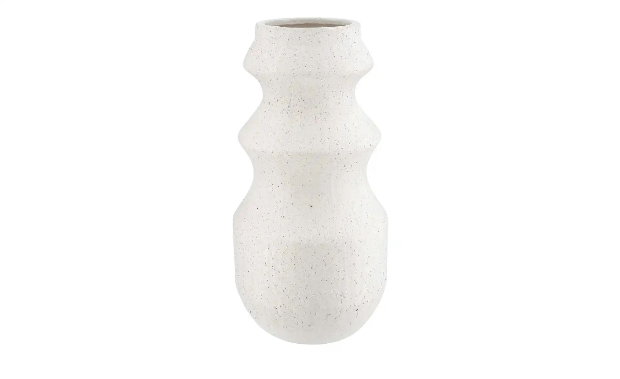 Vase ¦ weiß ¦ Steinzeug ¦ Maße (cm): H: 29,7  Ø: 15 Accessoires > Vasen - H günstig online kaufen