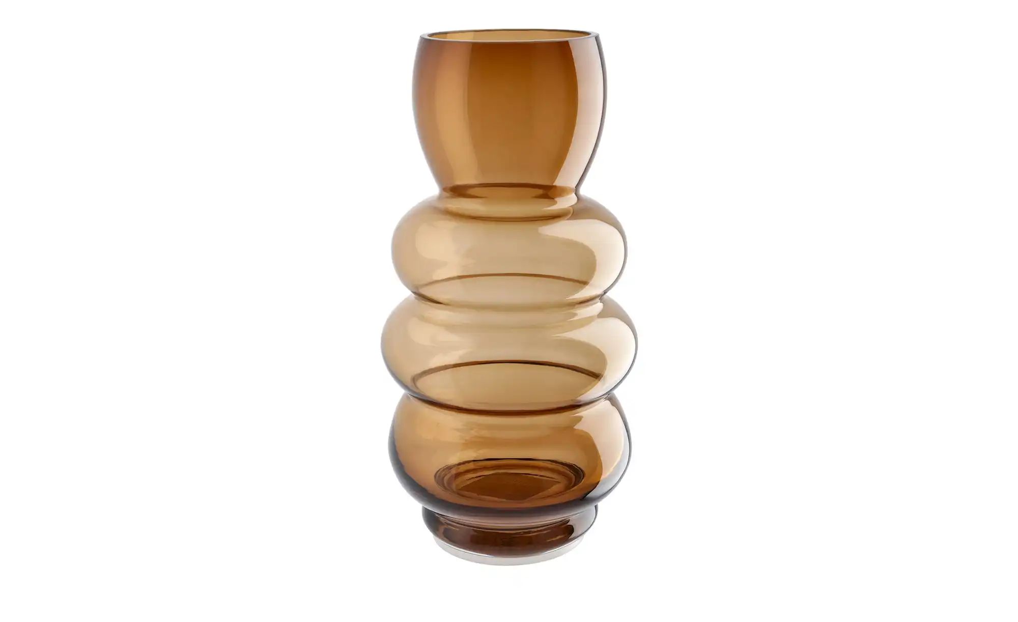 Vase ¦ braun ¦ Glas ¦ Maße (cm): H: 30  Ø: 15.5 Accessoires > Vasen - Höffn günstig online kaufen