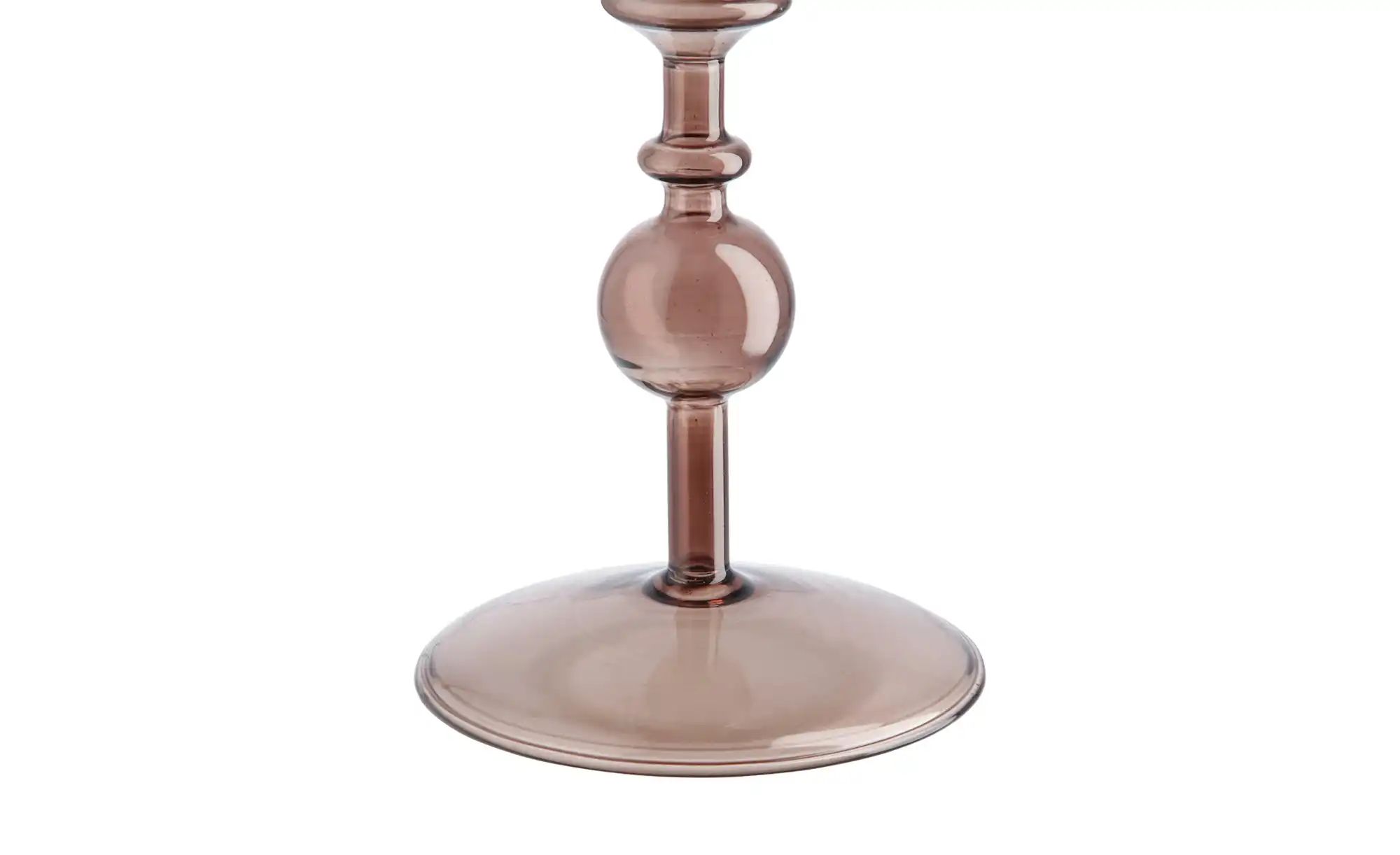 Thumbnail - Kerzenhalter   ¦ braun ¦ Glas ¦ Maße (cm): H: 16,5  Ø: 9 Accessoires > Kerzen & Kerzenständer > Kerzenständer - Höffner