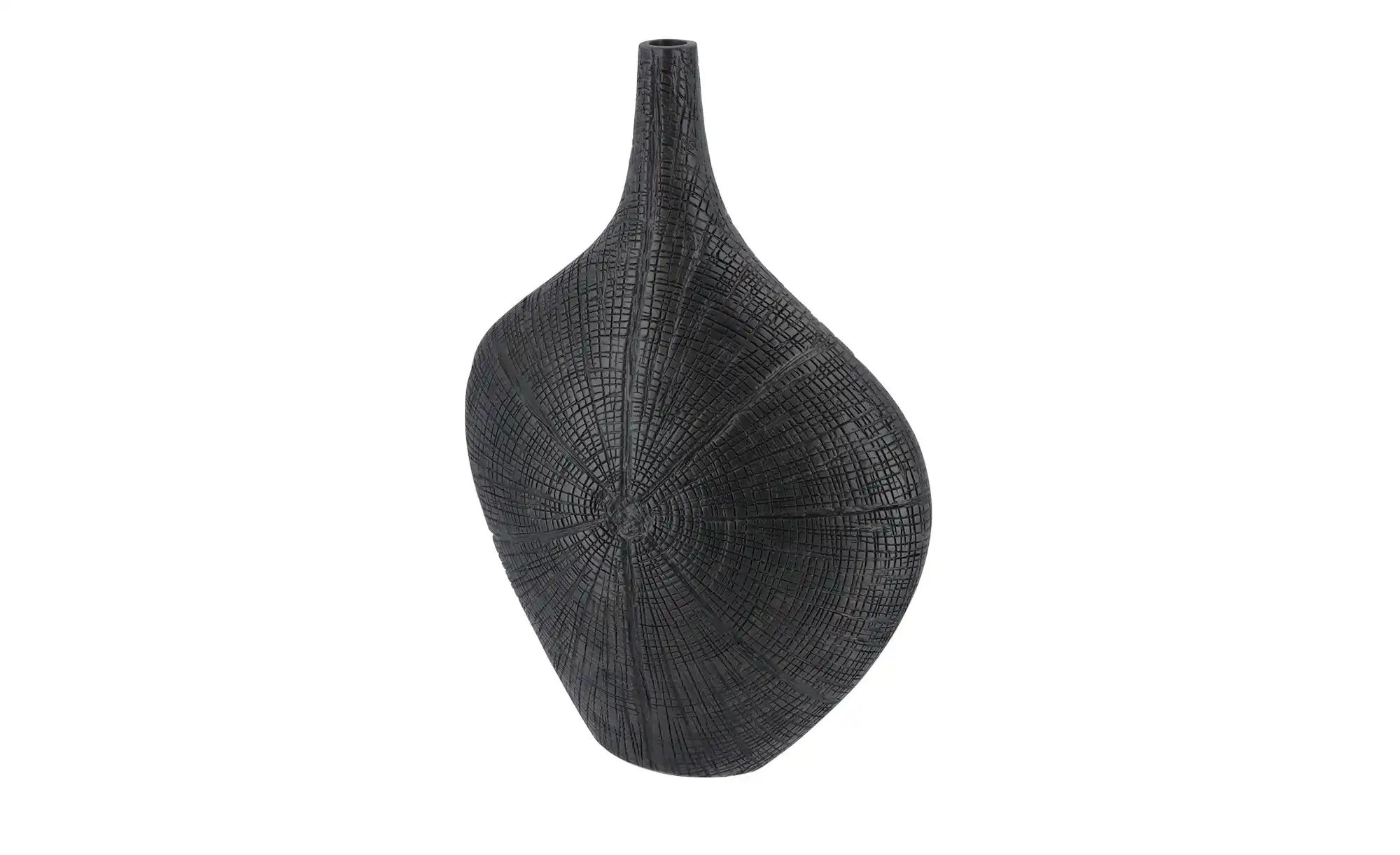 Deko Vase ¦ schwarz ¦ Polyresin (Kunstharz) ¦ Maße (cm): B: 28 H: 41 T: 12 günstig online kaufen