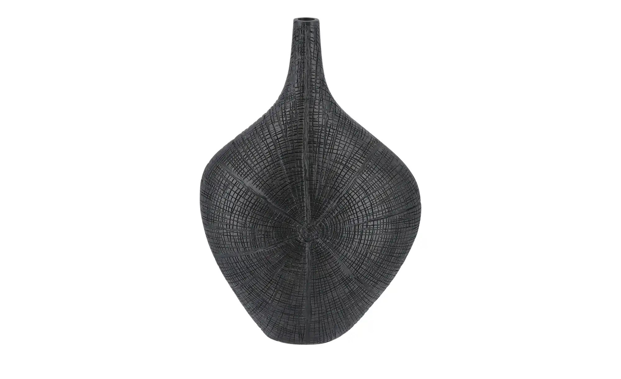 Deko Vase ¦ schwarz ¦ Polyresin (Kunstharz) ¦ Maße (cm): B: 28 H: 41 T: 12 günstig online kaufen