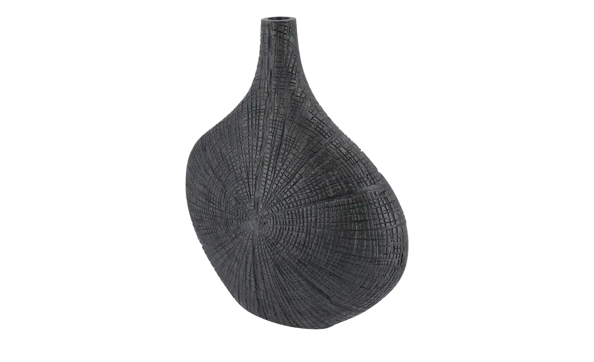 Deko Vase ¦ schwarz ¦ Polyresin (Kunstharz) ¦ Maße (cm): B: 25,5 H: 32 T: 1 günstig online kaufen