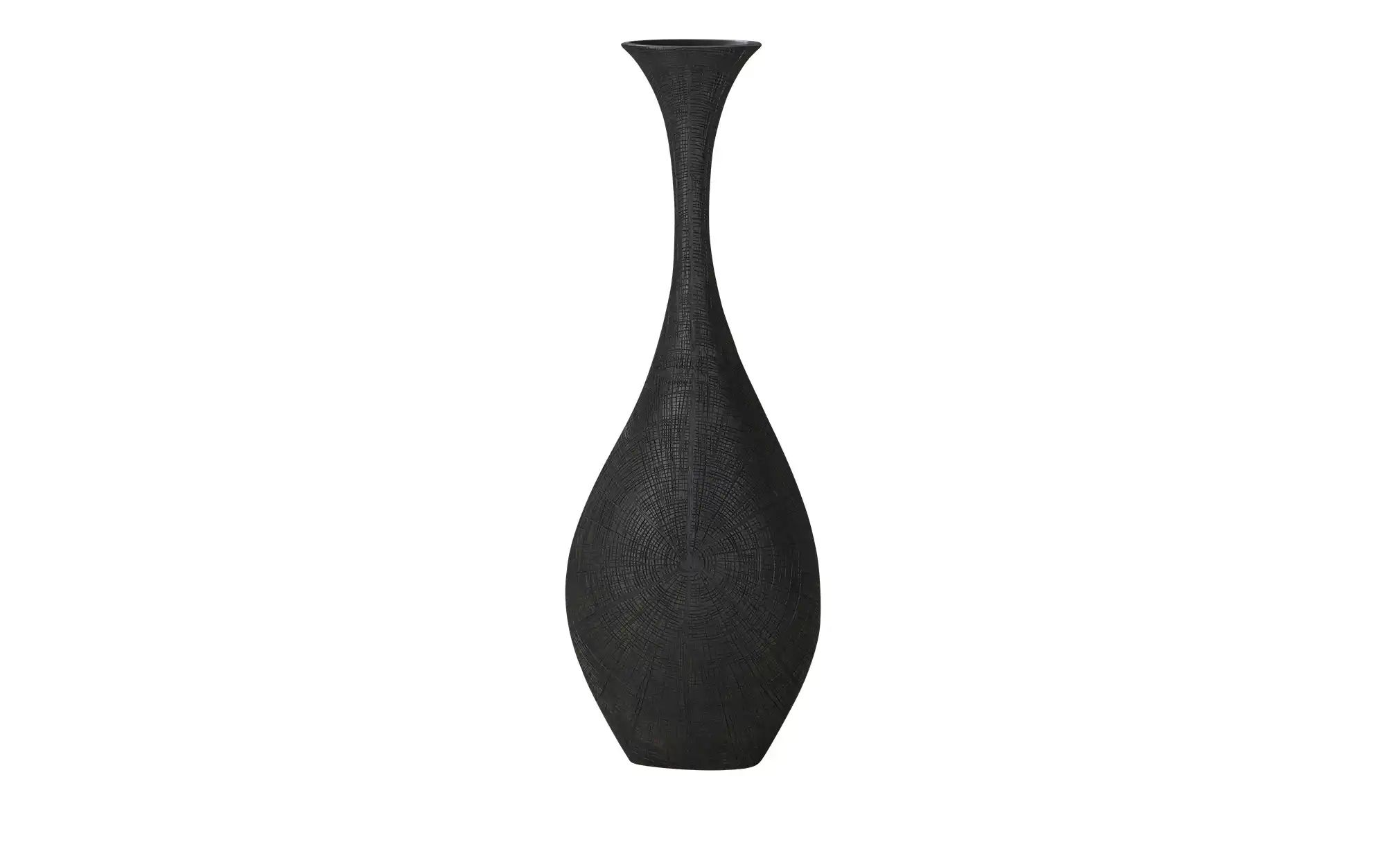 Deko Vase ¦ schwarz ¦ Polyresin (Kunstharz) ¦ Maße (cm): B: 36 H: 102 T: 17 günstig online kaufen