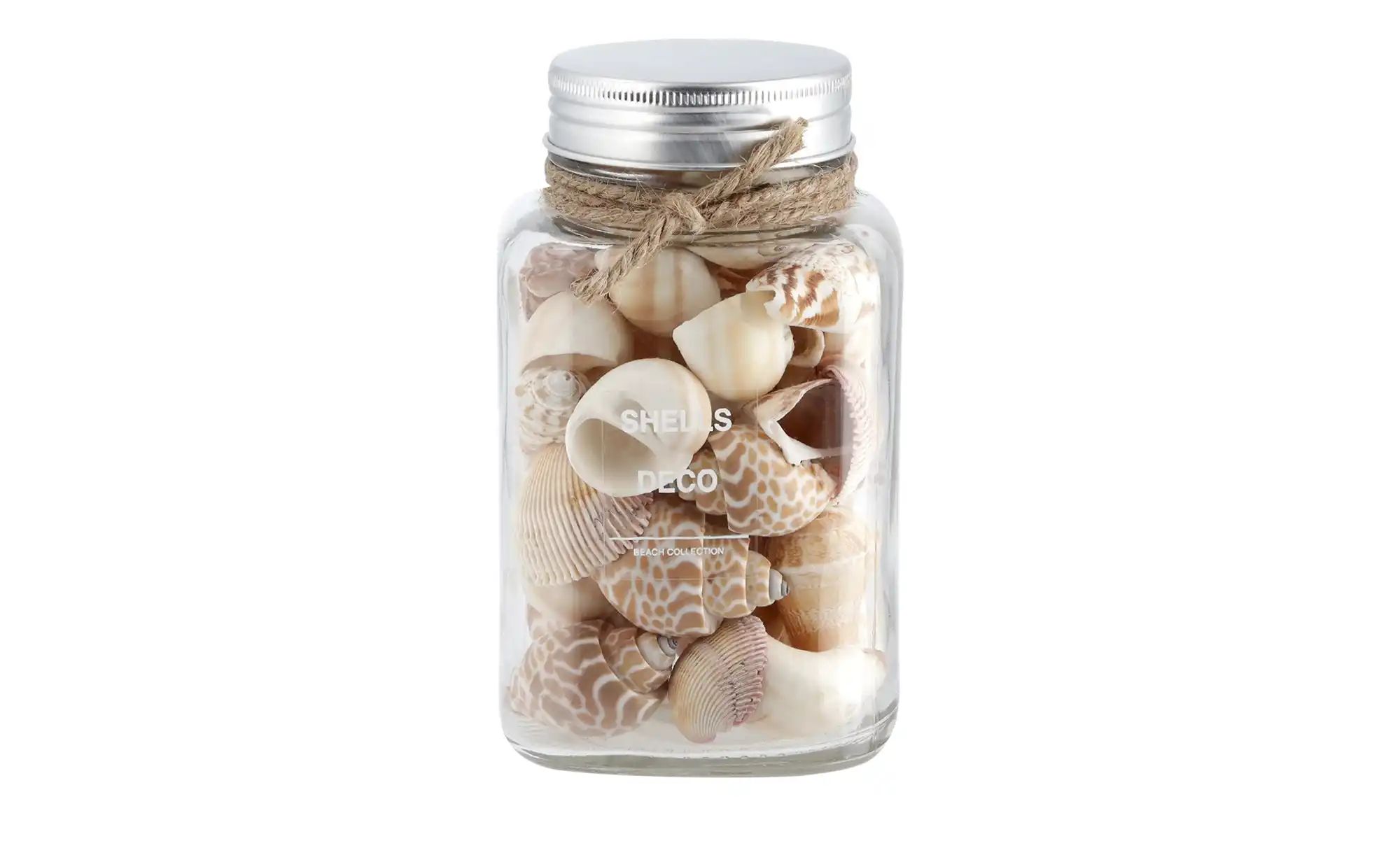HOME STORY Muschelmix im Glas ¦ beige ¦ Naturfaser,Glas ¦ Maße (cm): B: 9 H: 14,8 T: 9.0 Accessoires > Dekoartikel - Höffner