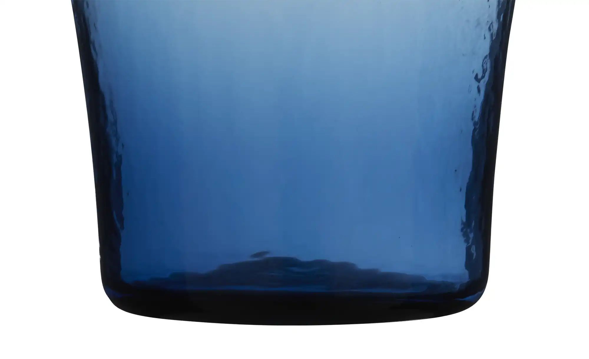 HOME STORY Vase   ¦ blau ¦ Glas ¦ Maße (cm): H: 42  Ø: 22 Accessoires > Vas günstig online kaufen