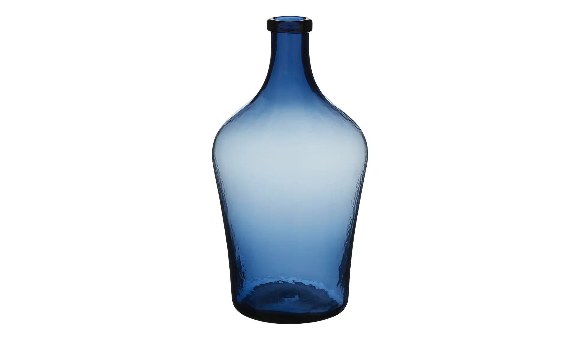 HOME STORY Vase   ¦ blau ¦ Glas ¦ Maße (cm): H: 42  Ø: 22 Accessoires > Vas günstig online kaufen