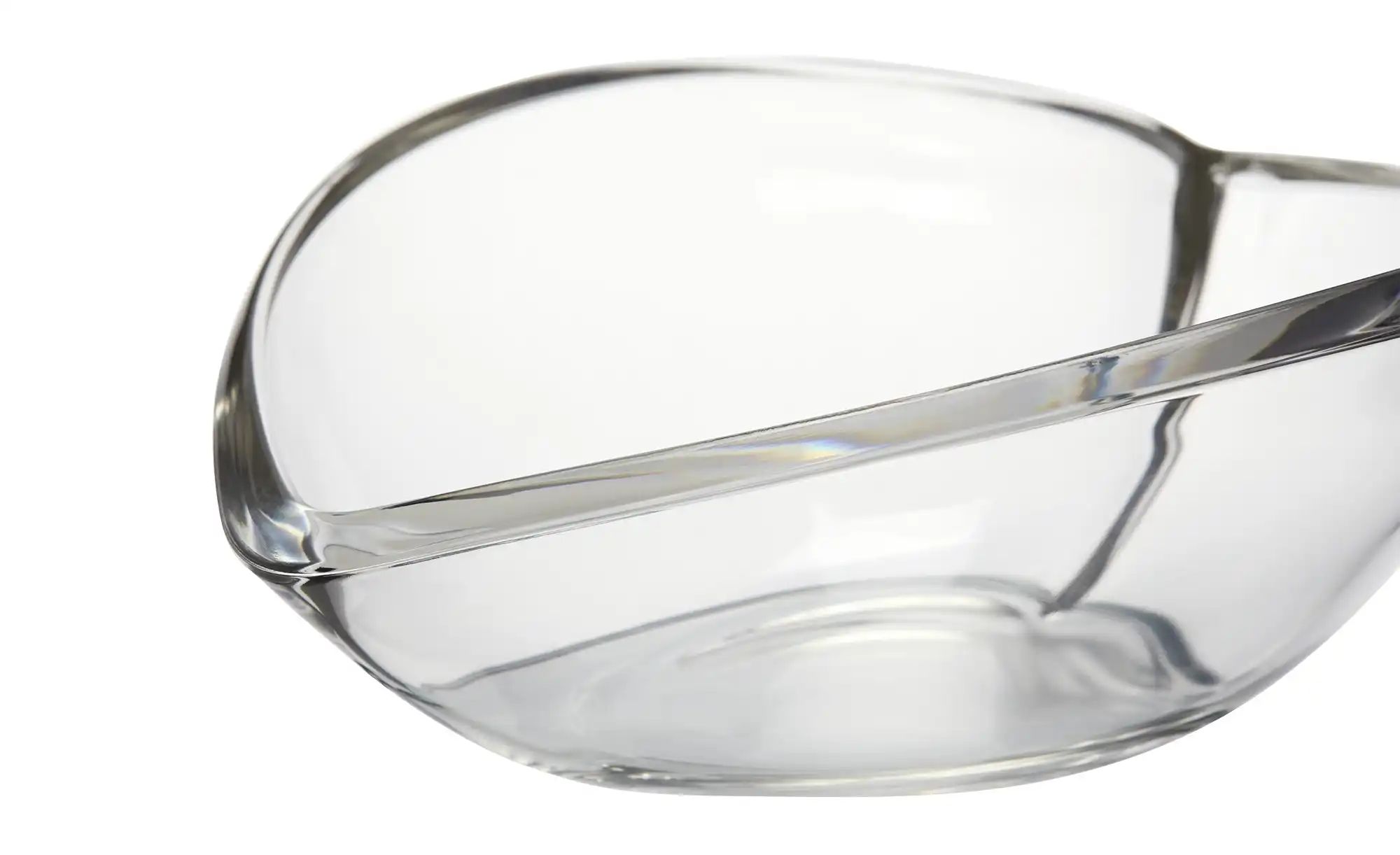 Deko Schale  Herz ¦ transparent/klar ¦ Glas ¦ Maße (cm): H: 6,5  Ø: 16.5 Ac günstig online kaufen