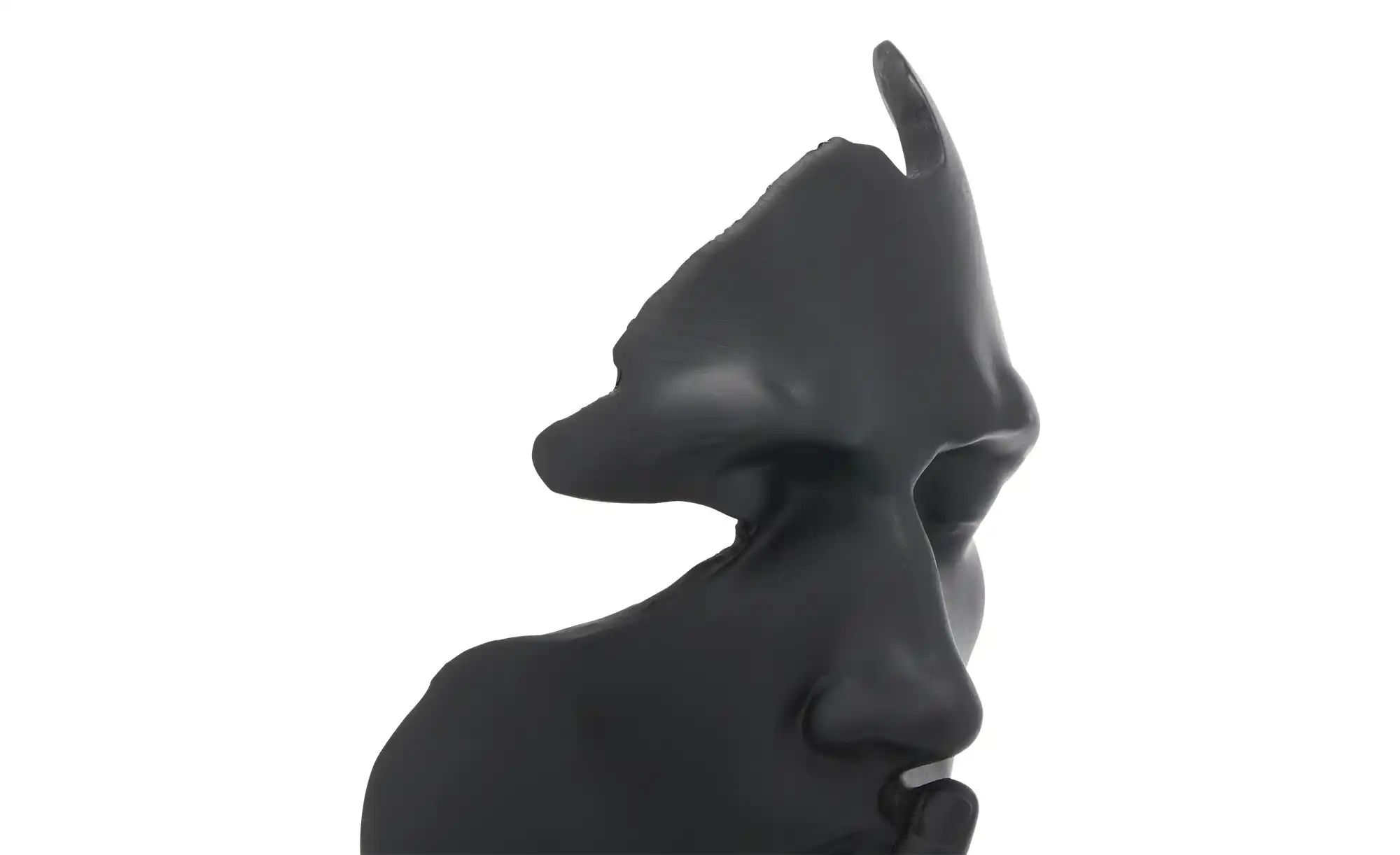 Thumbnail - HOME STORY Deko Skulptur Gesicht   ¦ schwarz ¦ Polyresin (Kunstharz) ¦ Maße (cm): B: 13,2 H: 31,2 T: 11.0 Accessoires > ...