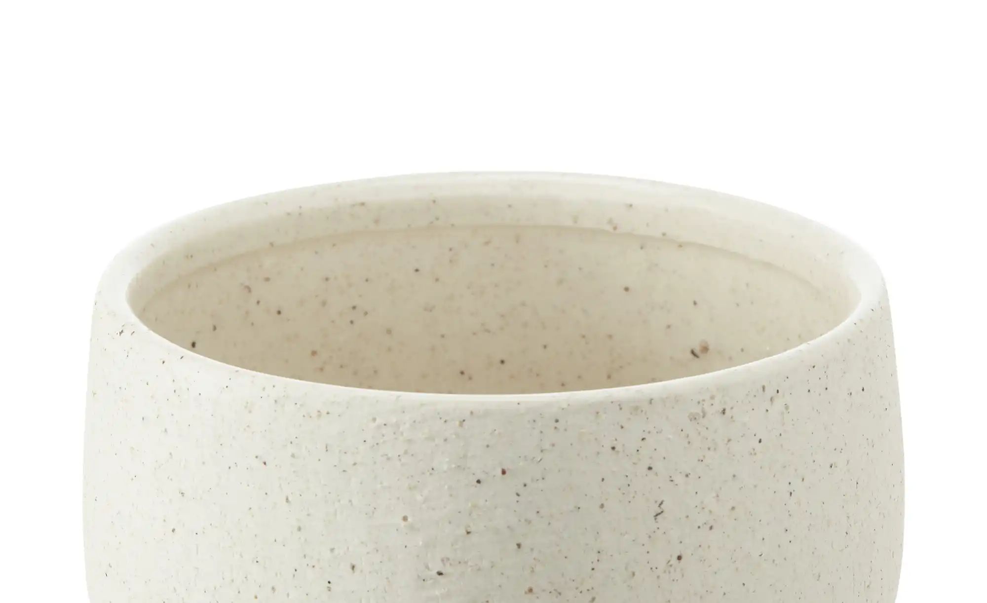 Thumbnail - Übertopf ¦ creme ¦ Steingut ¦ Maße (cm): H: 12,2 Ø: 14 Accessoires > Dekoartikel - Höffner