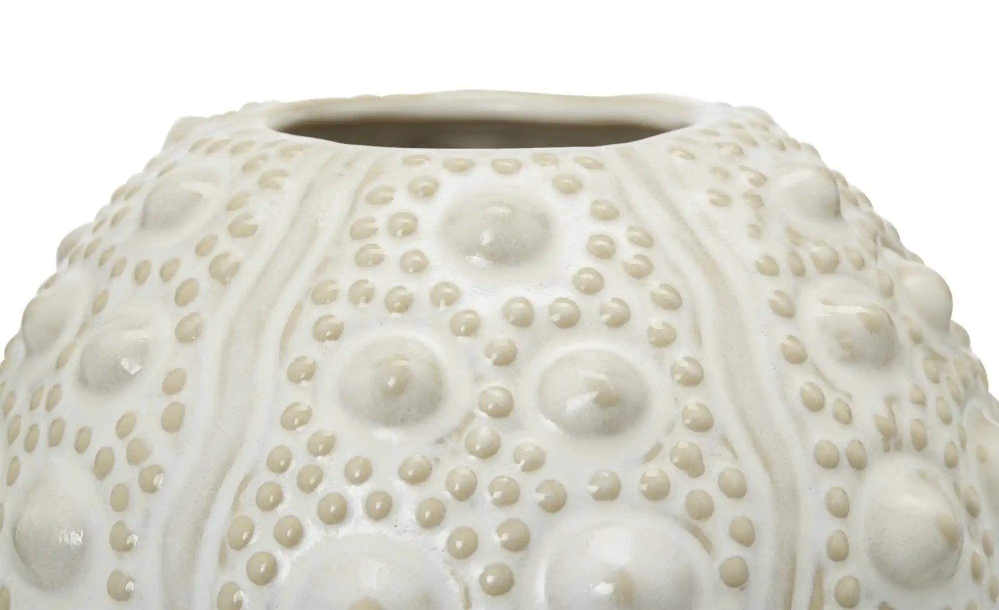 Vase  Seeigel ¦ beige ¦ Porzellan ¦ Maße (cm): H: 9,5  Ø: 13 Accessoires > günstig online kaufen