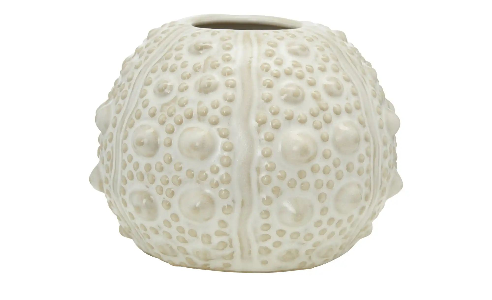 Vase  Seeigel ¦ beige ¦ Porzellan ¦ Maße (cm): H: 8,5  Ø: 11 Accessoires > günstig online kaufen