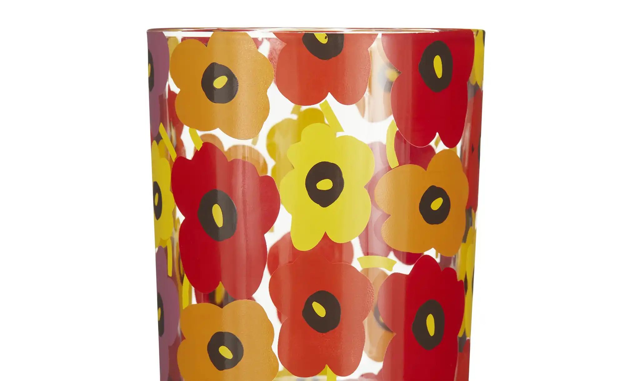 HOME STORY Windlicht   ¦ mehrfarbig ¦ Glas ¦ Maße (cm): H: 12,5  Ø: 10 Acce günstig online kaufen