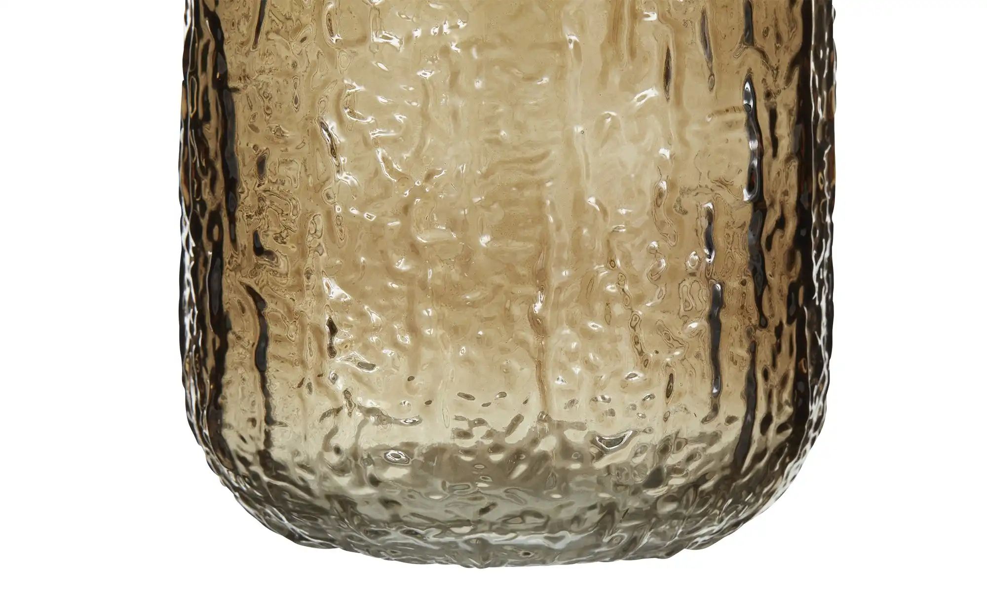 Vase ¦ braun ¦ Glas ¦ Maße (cm): H: 26,5  Ø: 15 Accessoires > Vasen - Höffn günstig online kaufen