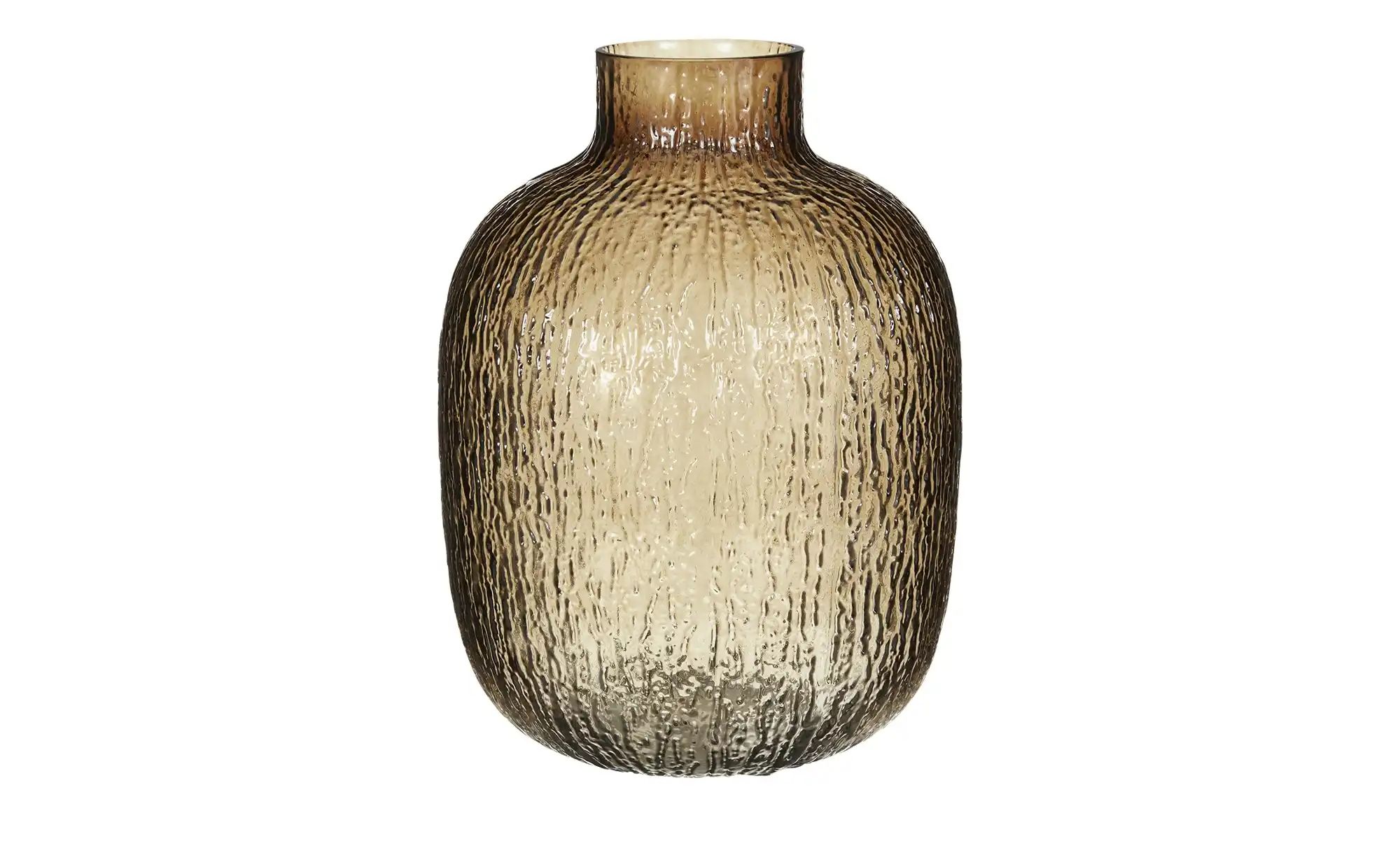 Vase ¦ braun ¦ Glas ¦ Maße (cm): H: 27  Ø: 20 Accessoires > Vasen - Höffner günstig online kaufen