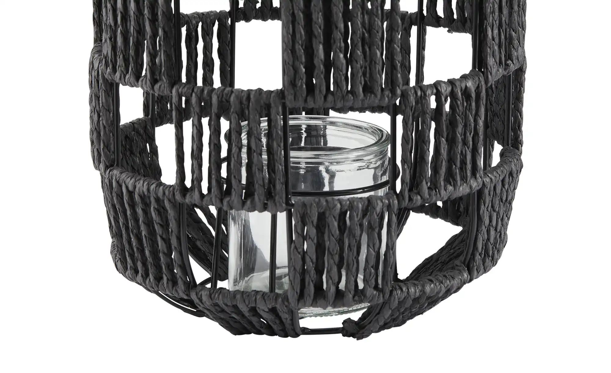 Thumbnail - Gray & Jones Laterne ¦ schwarz ¦ Papier,Metall,Glas ¦ Maße (cm): H: 25 Ø: 20 Accessoires > Kerzen & Kerzenständer - H...
