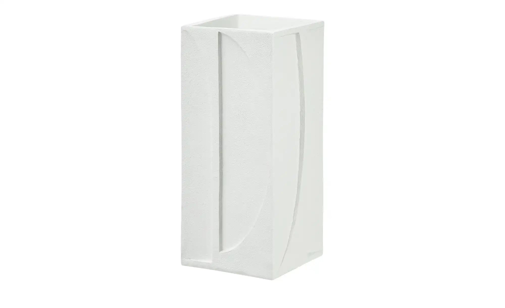 Vase  Style ¦ weiß ¦ Steinzeug ¦ Maße (cm): B: 11,2 H: 25,2 T: 11,2 Accesso günstig online kaufen