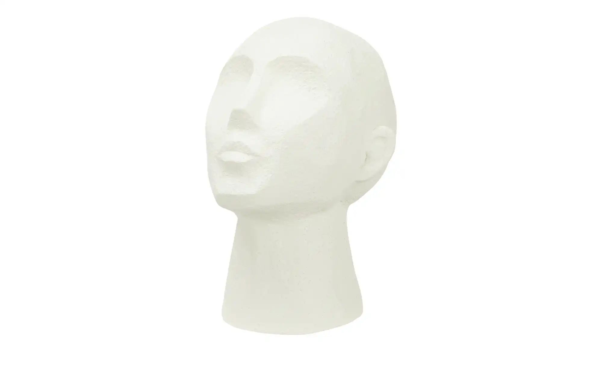 Deko Figur Kopf ¦ weiß ¦ Steinzeug ¦ Maße (cm): H: 22,8  Ø: 18.5 Accessoire günstig online kaufen