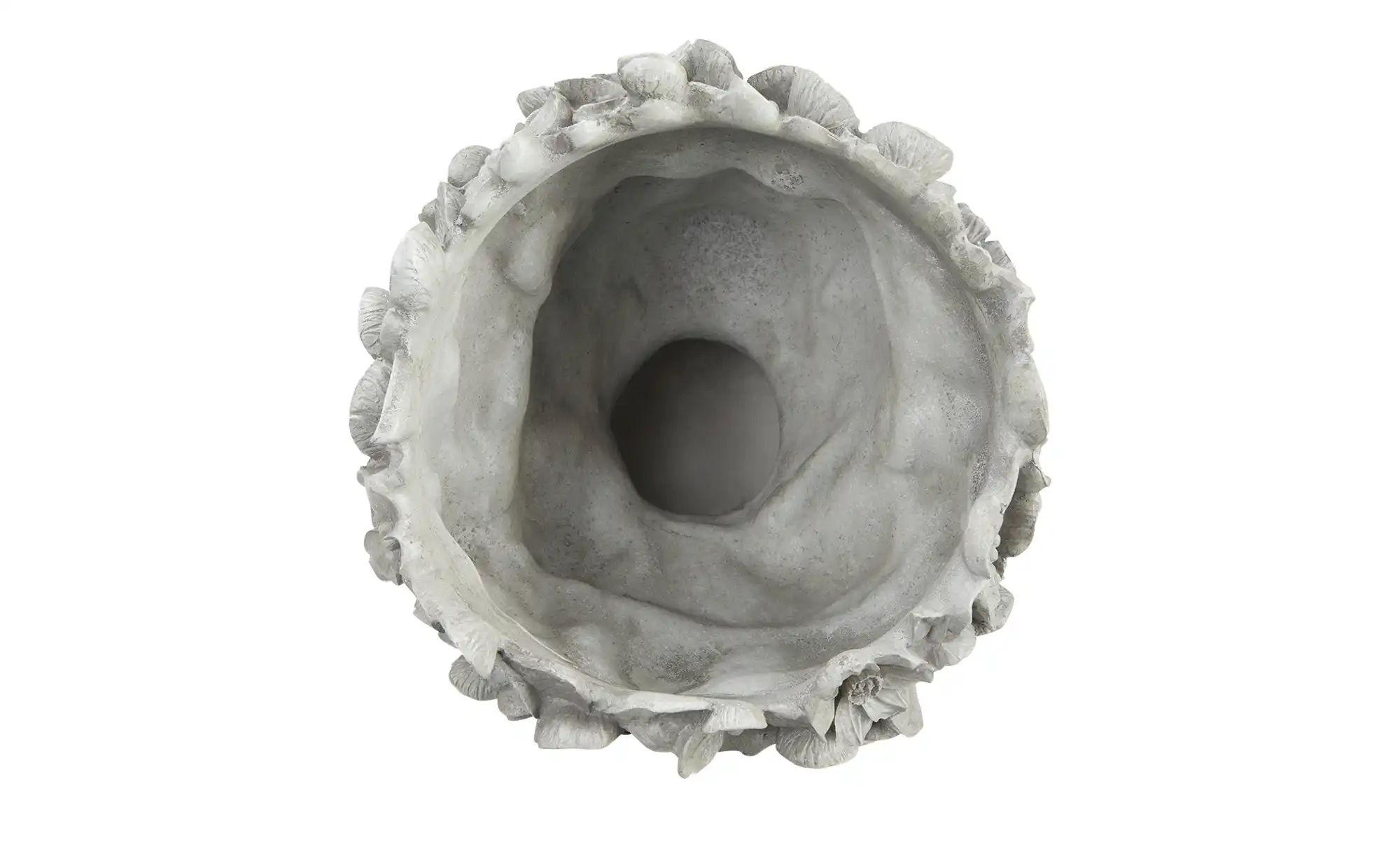 HOME STORY Übertopf Woman   ¦ grau ¦ Steinzeug ¦ Maße (cm): H: 23  Ø: 20 Ac günstig online kaufen