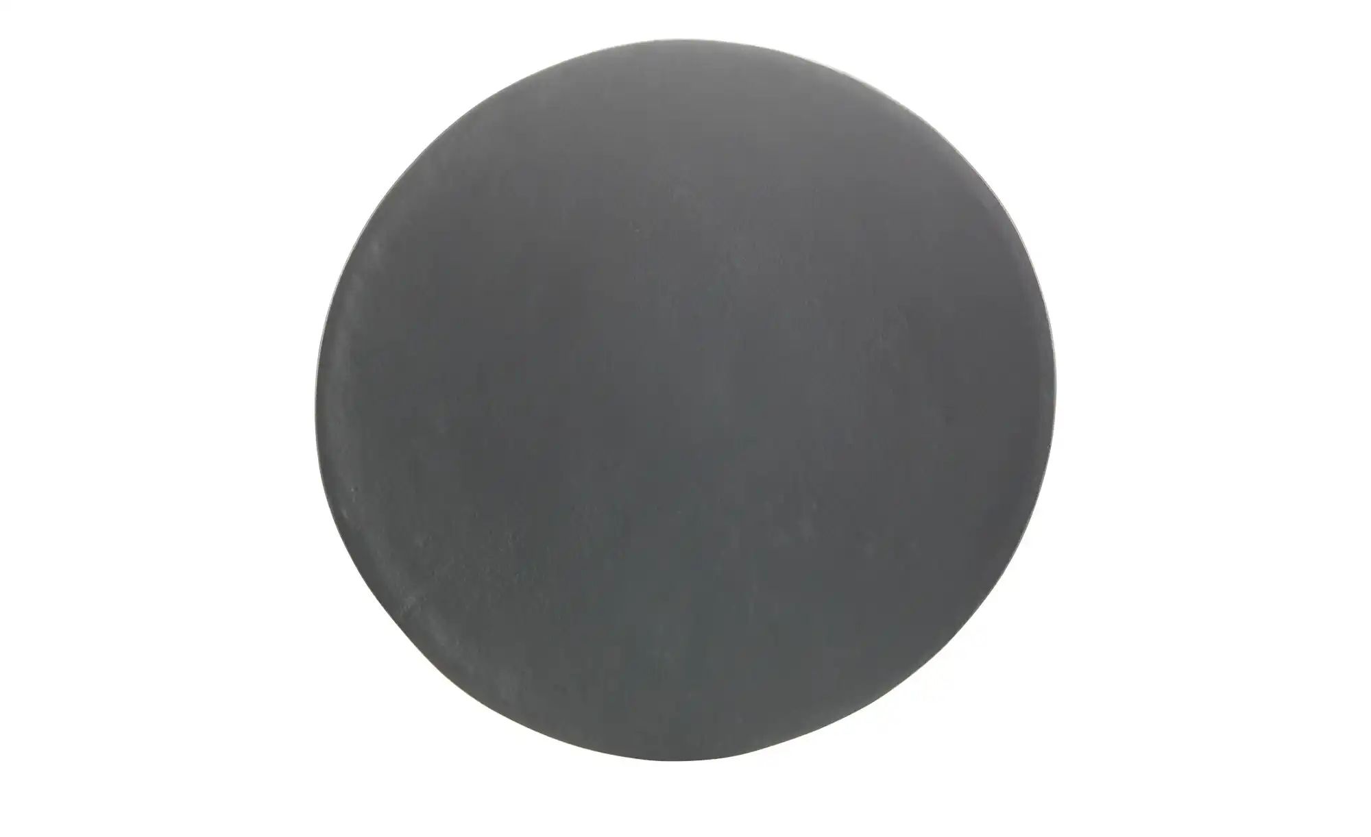 HOME STORY Deko Teller   ¦ schwarz ¦ Aluminium ¦ Maße (cm): H: 1,5  Ø: 30 A günstig online kaufen