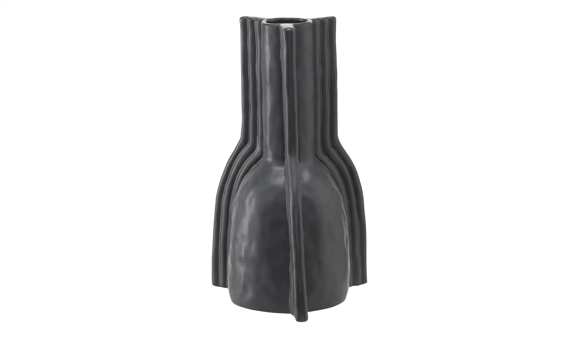 Vase ¦ schwarz ¦ Steinzeug ¦ Maße (cm): B: 11 H: 20,2 T: 11 Accessoires > V günstig online kaufen