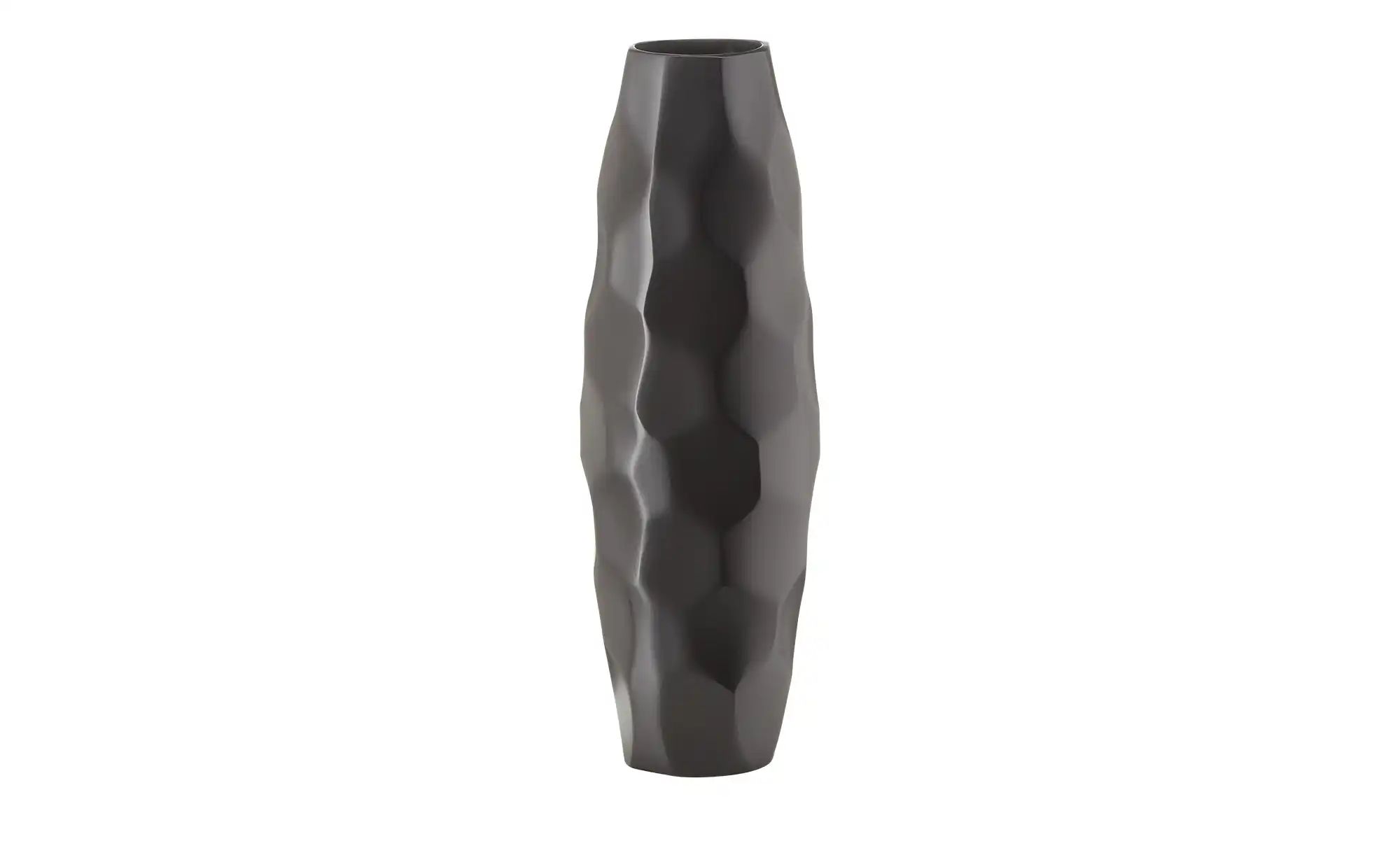 Vase ¦ schwarz ¦ Aluminium ¦ Maße (cm): H: 36  Ø: 11 Accessoires > Vasen - günstig online kaufen