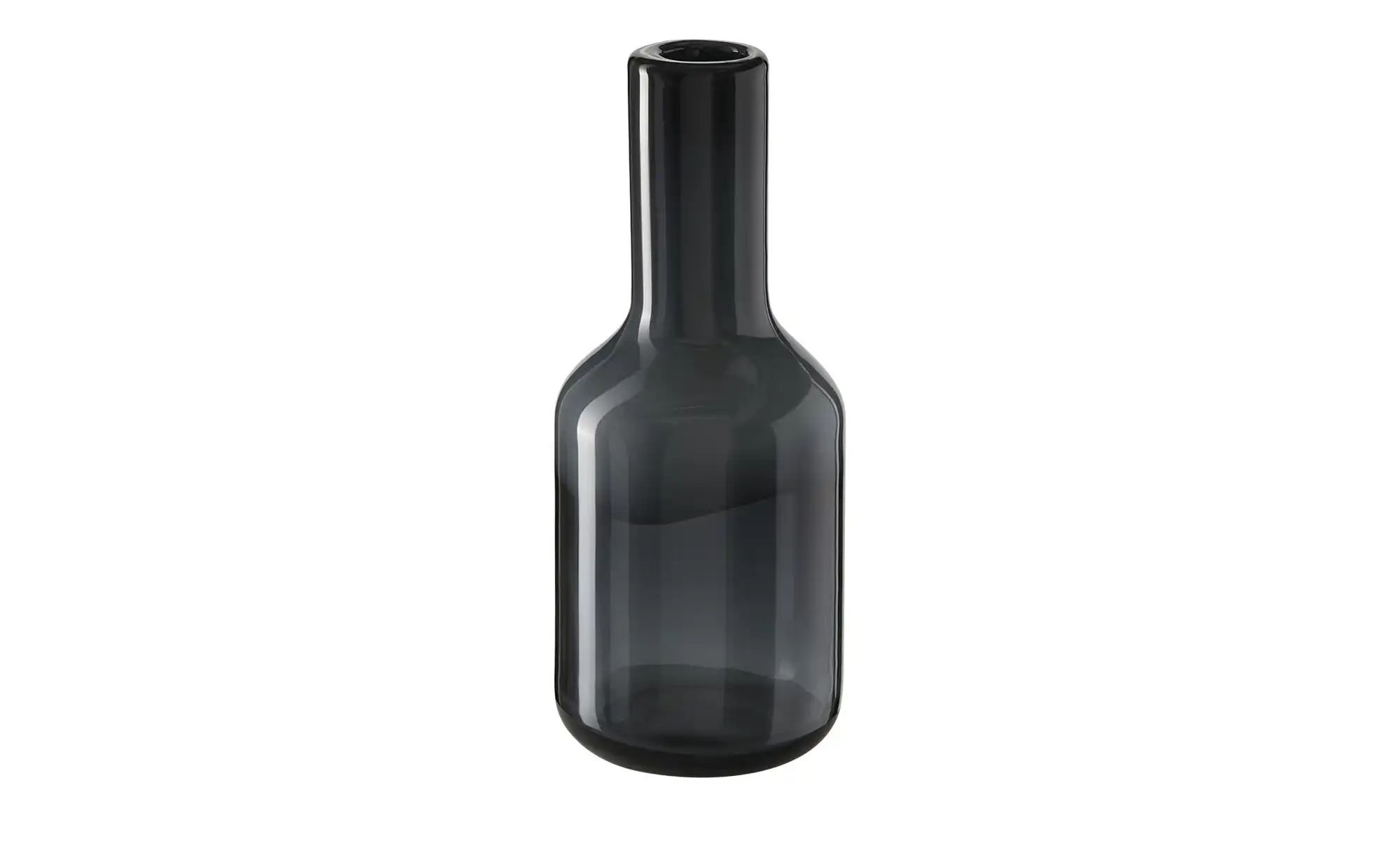 Vase ¦ schwarz ¦ Glas ¦ Maße (cm): H: 28,5  Ø: 12 Accessoires > Vasen - Höf günstig online kaufen