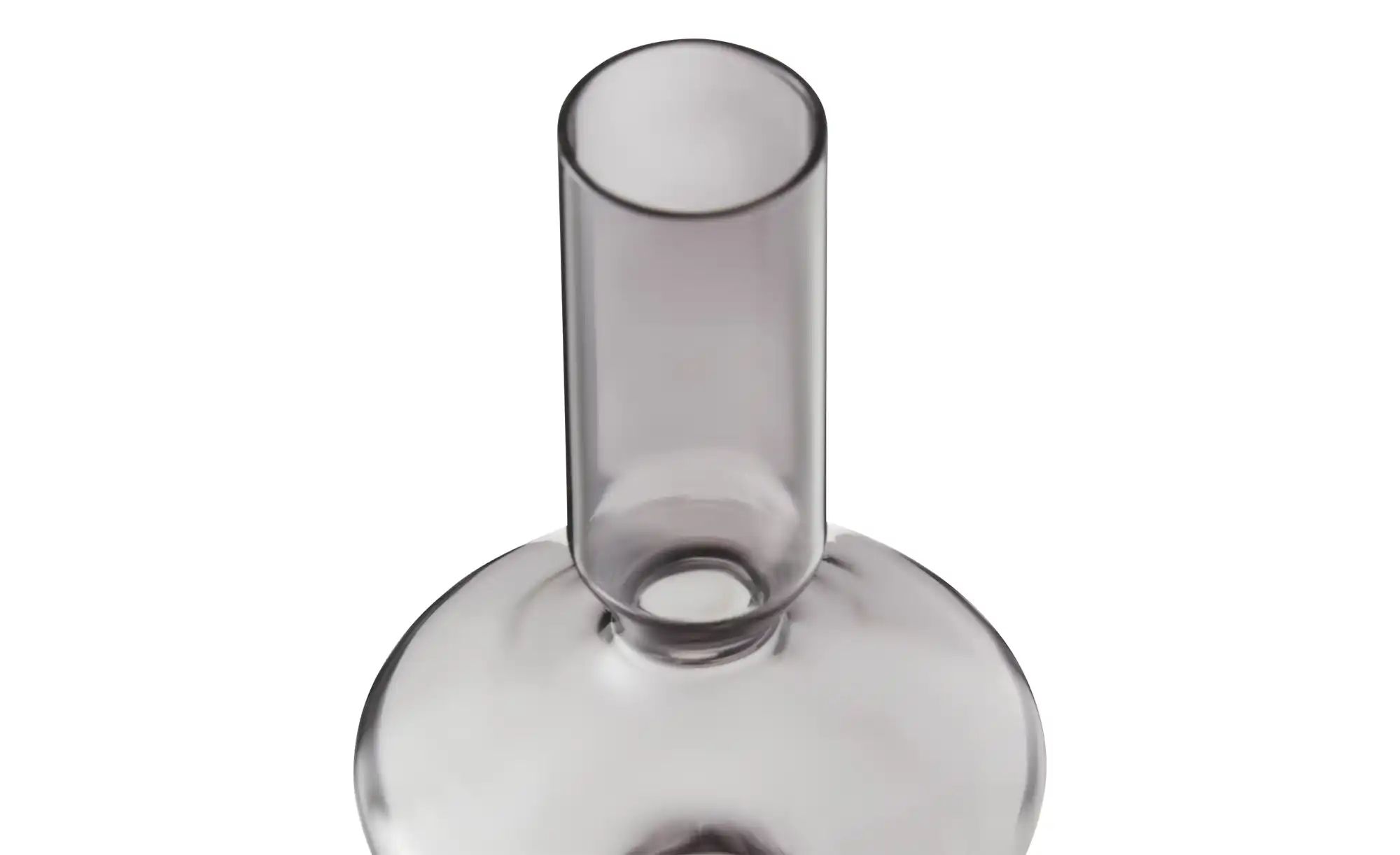 Thumbnail - HOME STORY Kerzenhalter ¦ grau ¦ Glas ¦ Maße (cm): H: 26,5 Ø: 8.5 Accessoires > Kerzen & Kerzenständer > Kerzenstände...