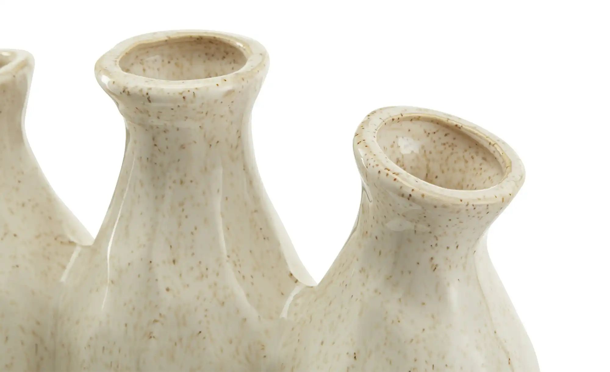 Vase, 3er ¦ creme ¦ Keramik ¦ Maße (cm): B: 18 H: 12 T: 6 Accessoires > Vas günstig online kaufen