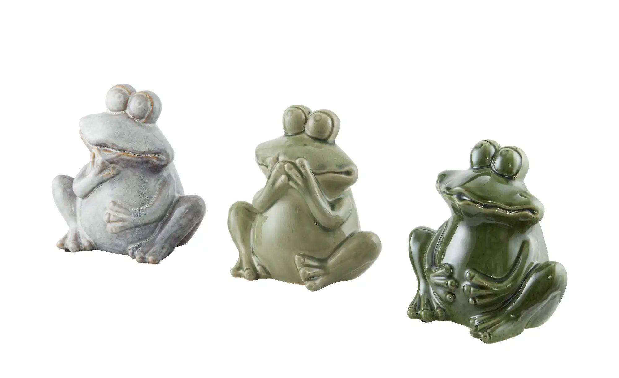 Deko Frosch ¦ grün ¦ Keramik ¦ Maße (cm): B: 17 H: 18 T: 12.5 Accessoires > Dekoartikel - Höffner