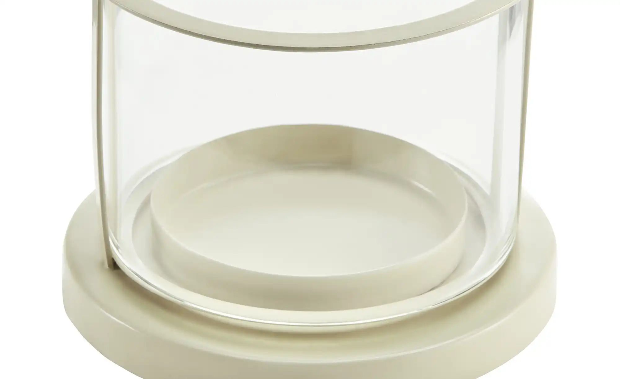 HOME STORY Windlicht   ¦ creme ¦ Metall,Glas ¦ Maße (cm): B: 9 H: 31 Access günstig online kaufen