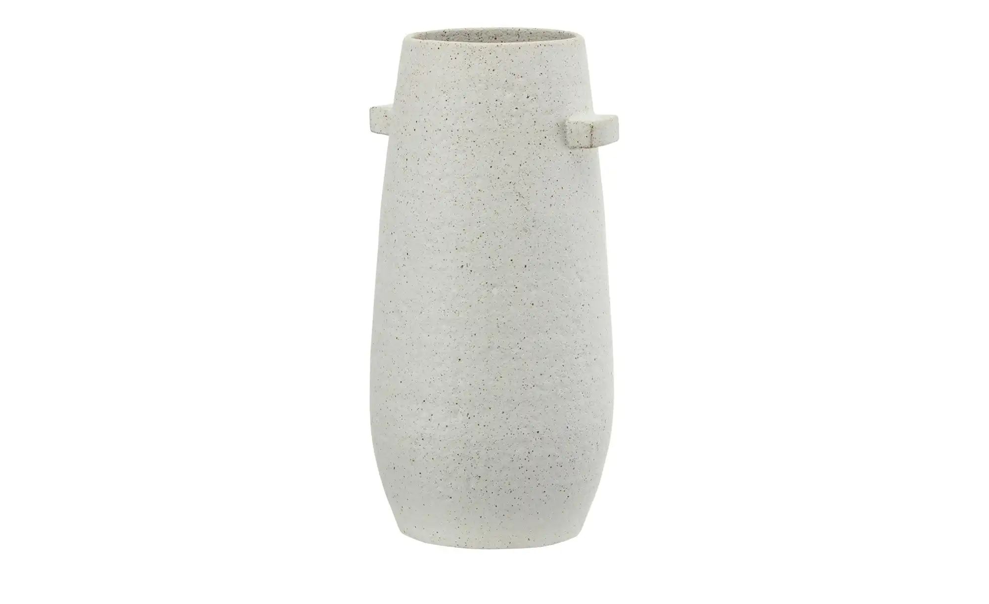 Vase ¦ weiß ¦ Steinzeug ¦ Maße (cm): H: 31,3  Ø: 15.7 Accessoires > Vasen - günstig online kaufen