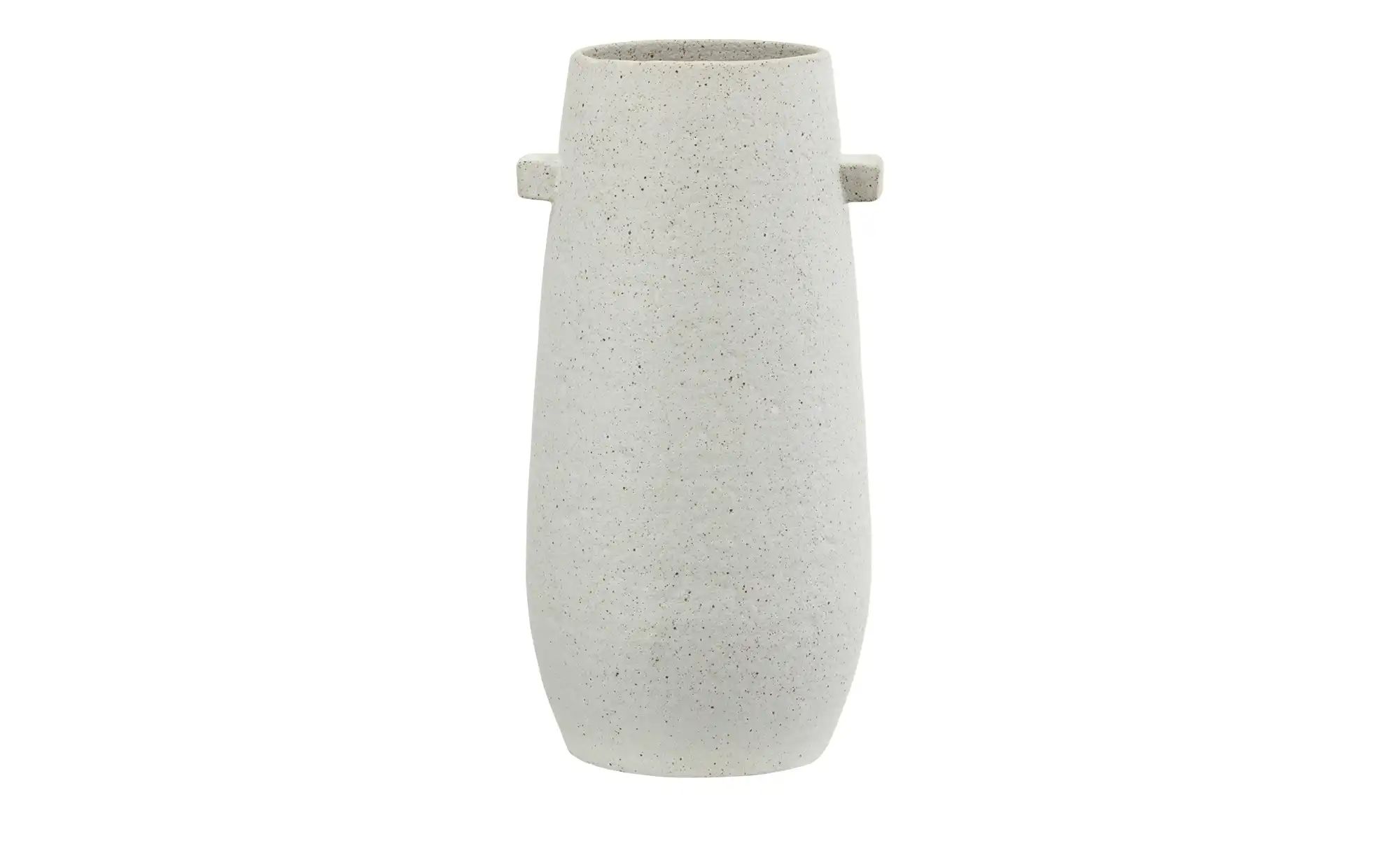 Vase ¦ weiß ¦ Steinzeug ¦ Maße (cm): H: 31,3  Ø: 15.7 Accessoires > Vasen - günstig online kaufen