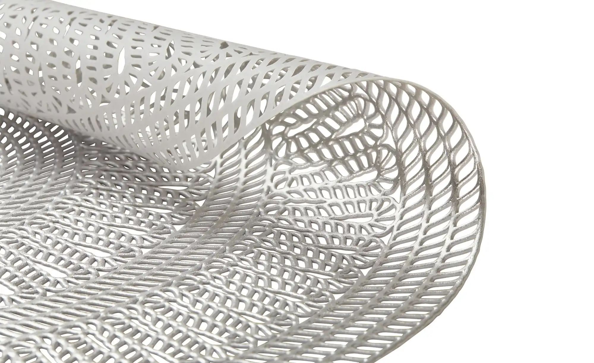 Platzset   ¦ silber ¦ Kunststoff ¦ Maße (cm): H: 0,2  Ø: 38 Weihnachten - H günstig online kaufen