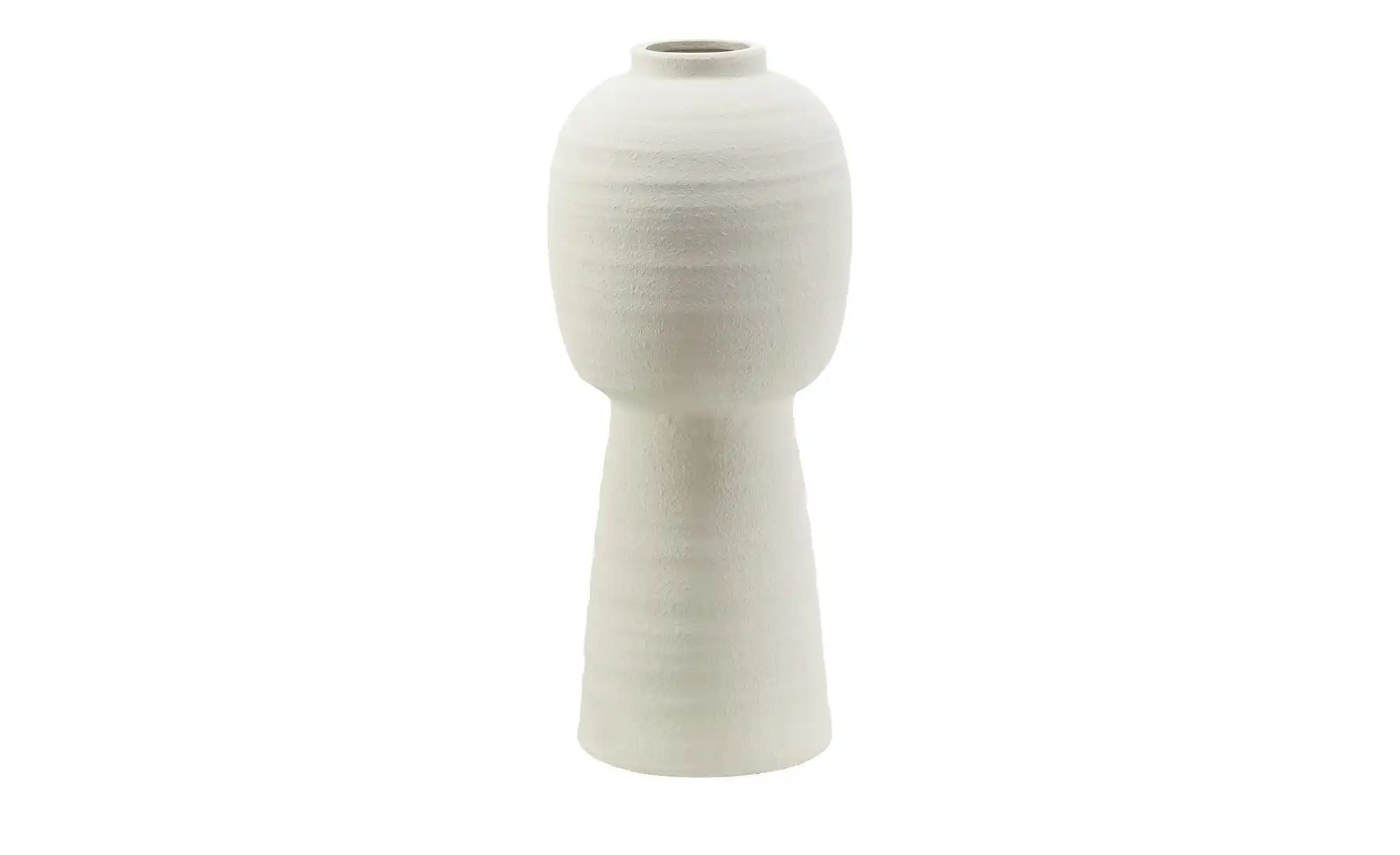 HOME STORY Vase ¦ weiß ¦ Terracotta ¦ Maße (cm): H: 50  Ø: 21.5 Accessoires günstig online kaufen