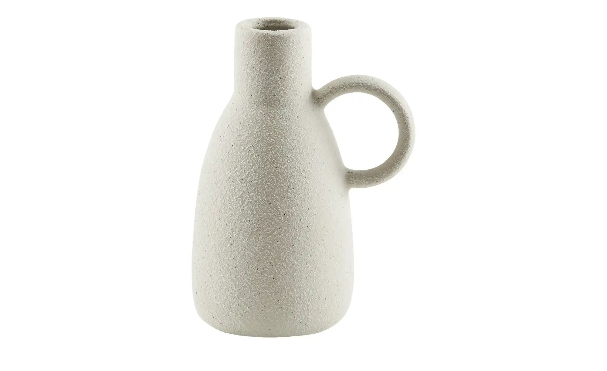 HOME STORY Vase ¦ grau ¦ Steinzeug ¦ Maße (cm): B: 6,4 H: 12,5 Accessoires günstig online kaufen