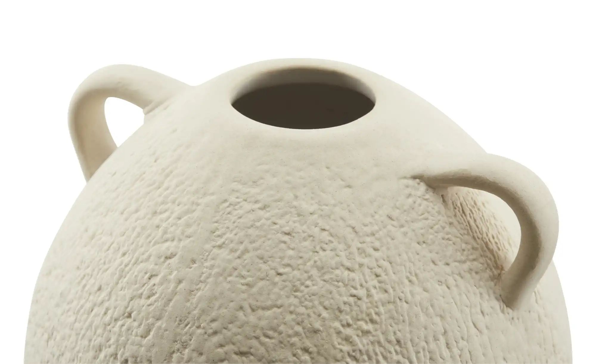 HOME STORY Vase ¦ creme ¦ Steinzeug ¦ Maße (cm): H: 10,16  Ø: 11.43 Accesso günstig online kaufen