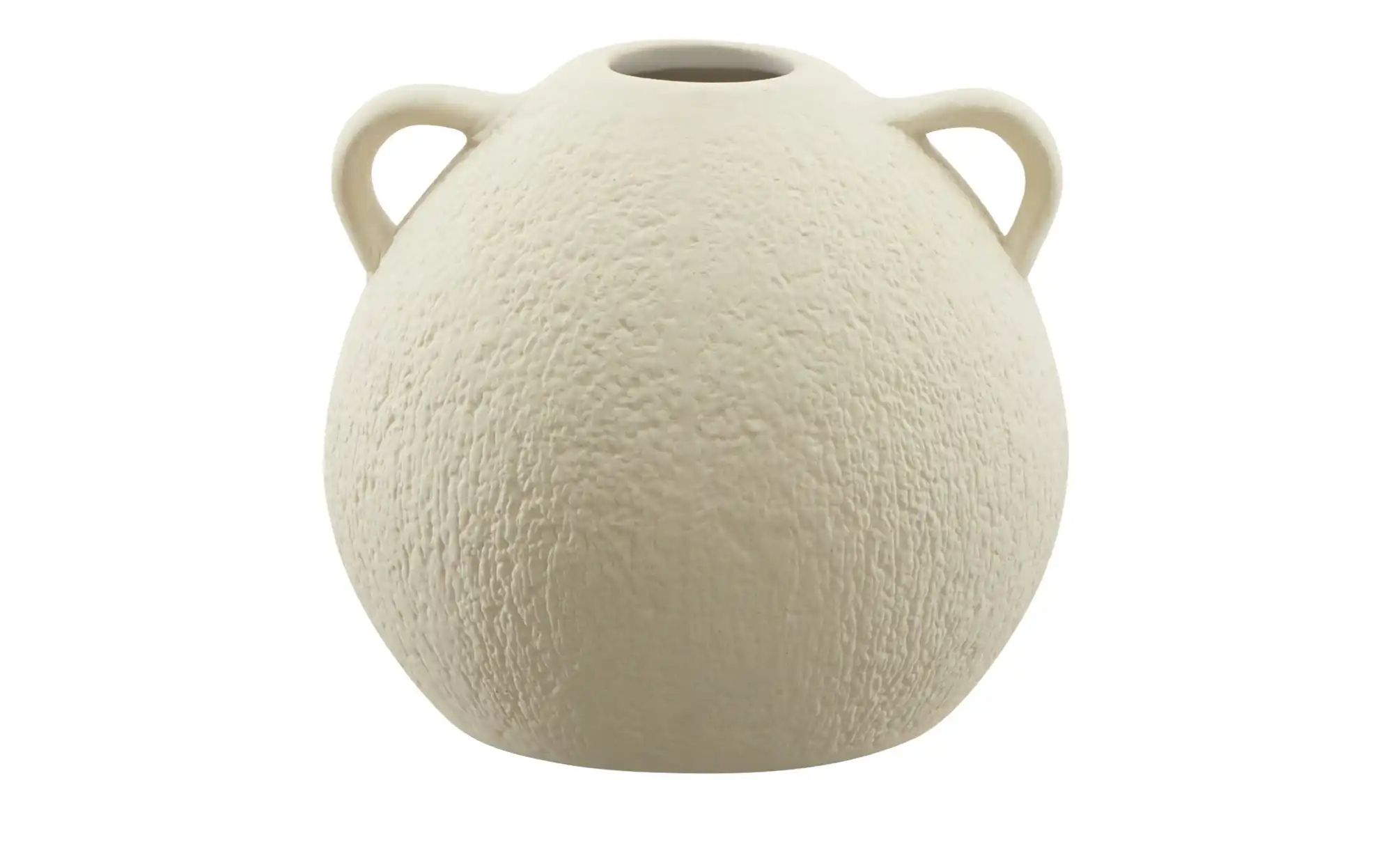 HOME STORY Vase ¦ creme ¦ Steinzeug ¦ Maße (cm): H: 10,16  Ø: 11.43 Accesso günstig online kaufen