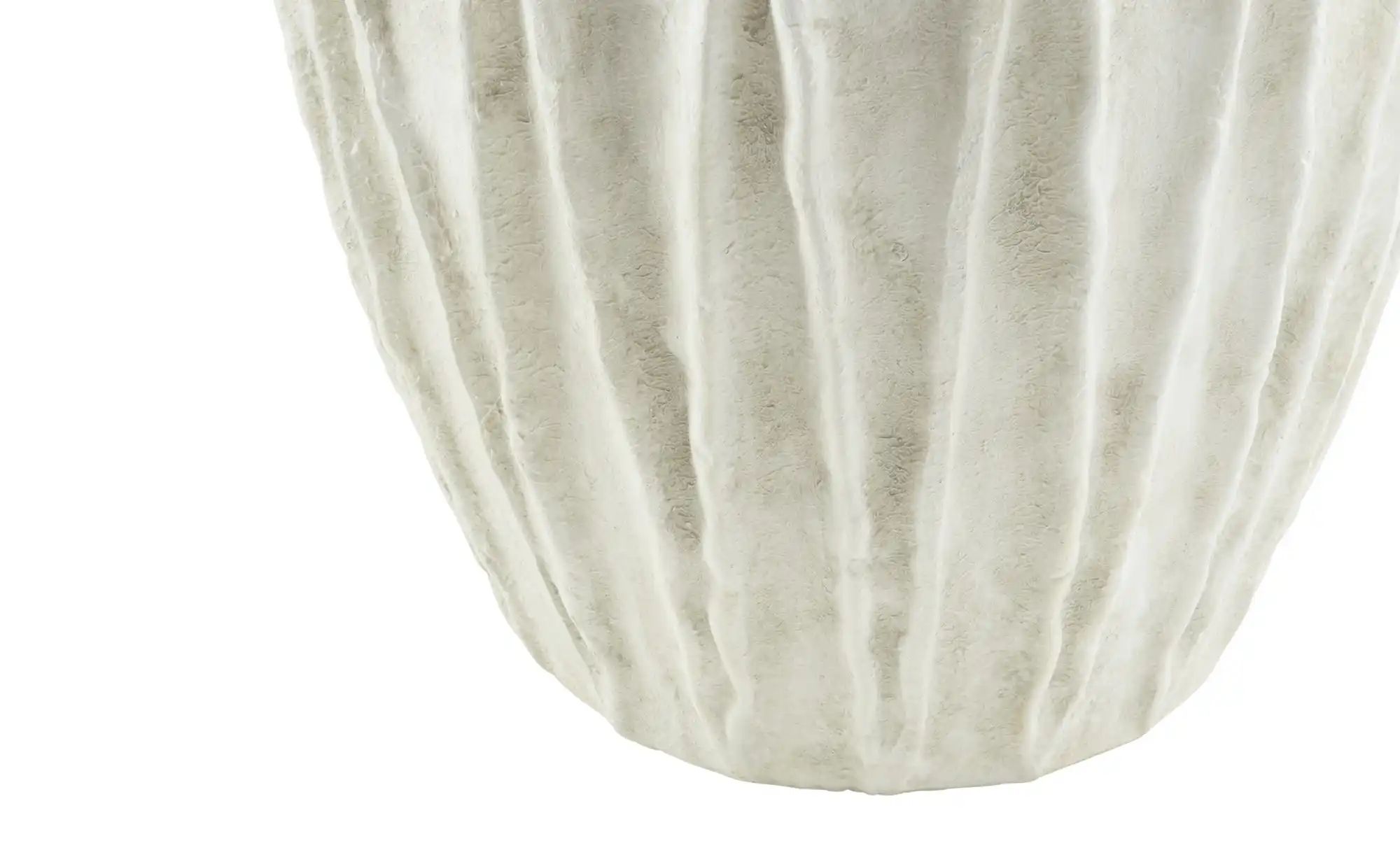 Thumbnail - HOME STORY Deko Bodenvase ¦ weiß ¦ Steingut ¦ Maße (cm): H: 49,5 Ø: 27.5 Accessoires > Vasen - Höffner