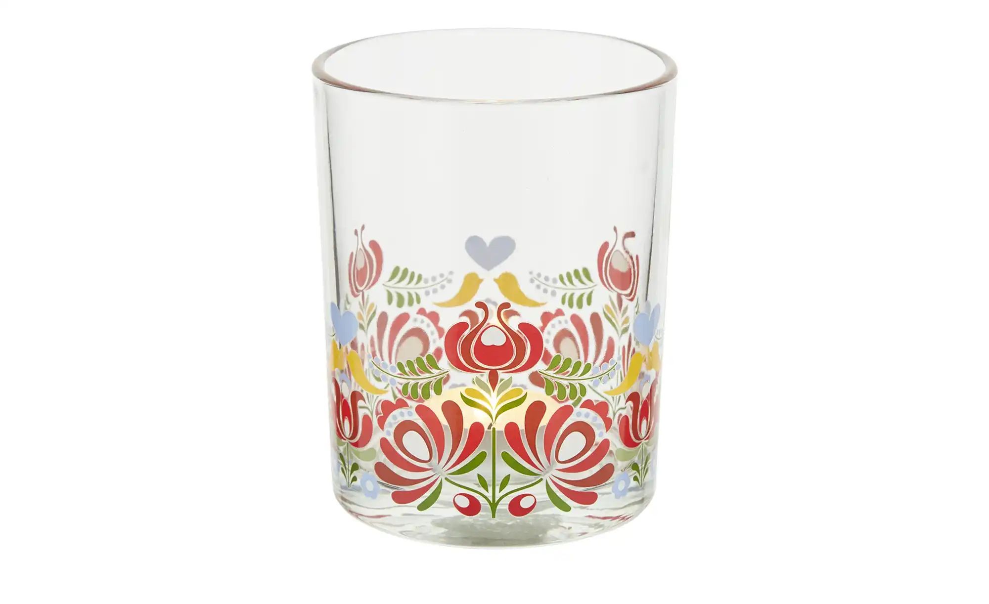 HOME STORY Windlicht   ¦ transparent/klar ¦ Glas ¦ Maße (cm): H: 12,5  Ø: 1 günstig online kaufen